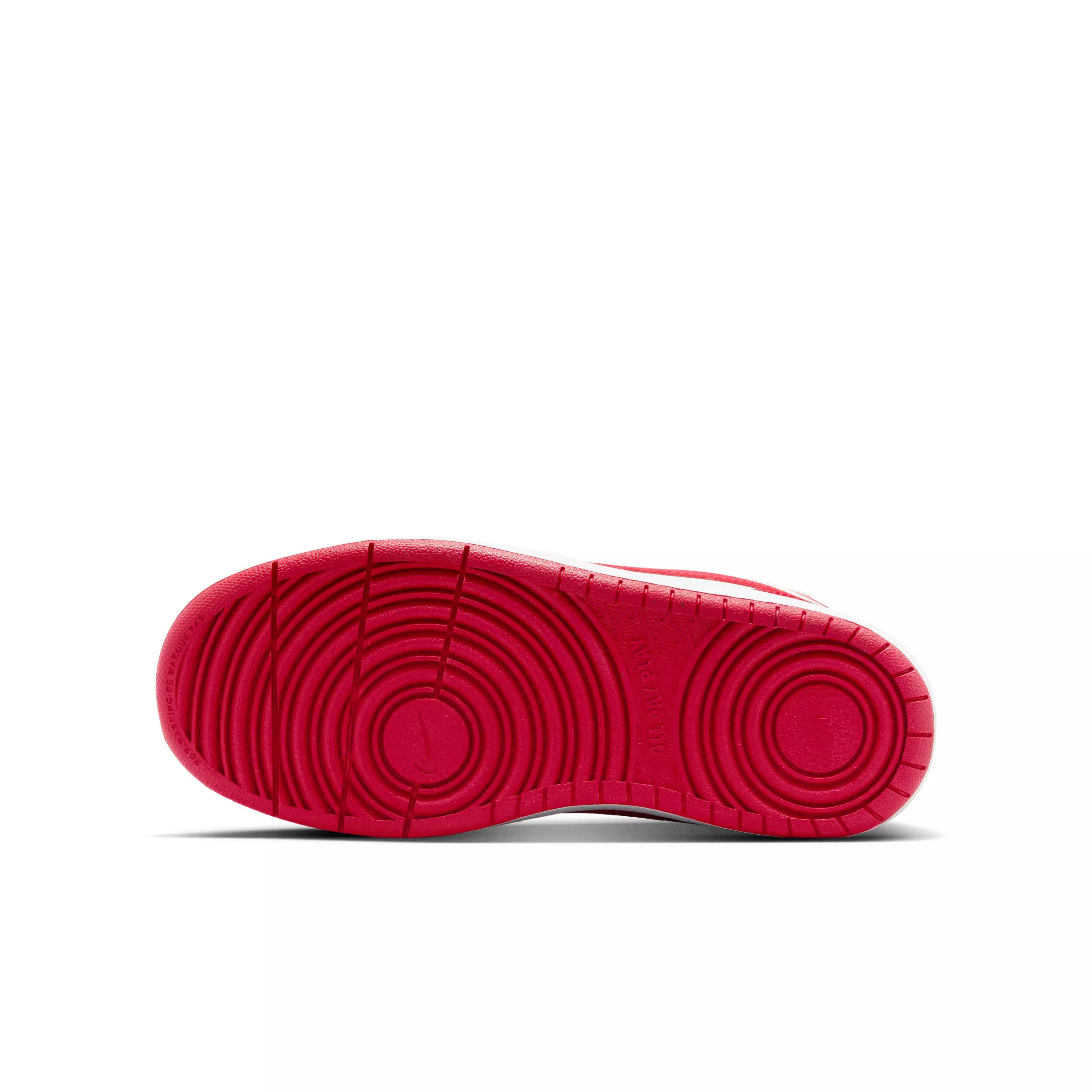 Nike Court Borough Mid 2 "Sail/White/Gym Red" Grade School Boys' Shoe - SAIL/WHITE/RED