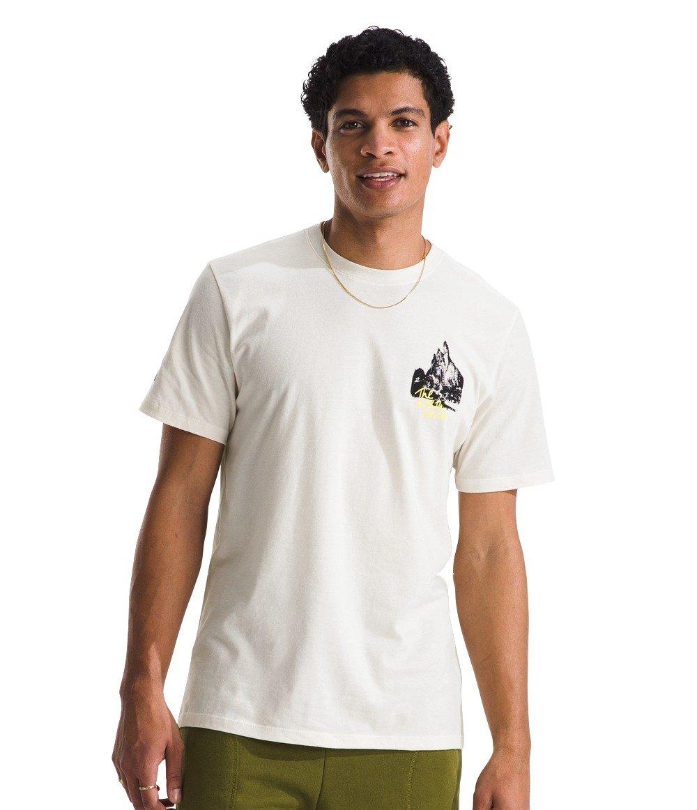 The North Face Men's Short Sleeve Mountain Tee - WHITE Thumbnail View 1