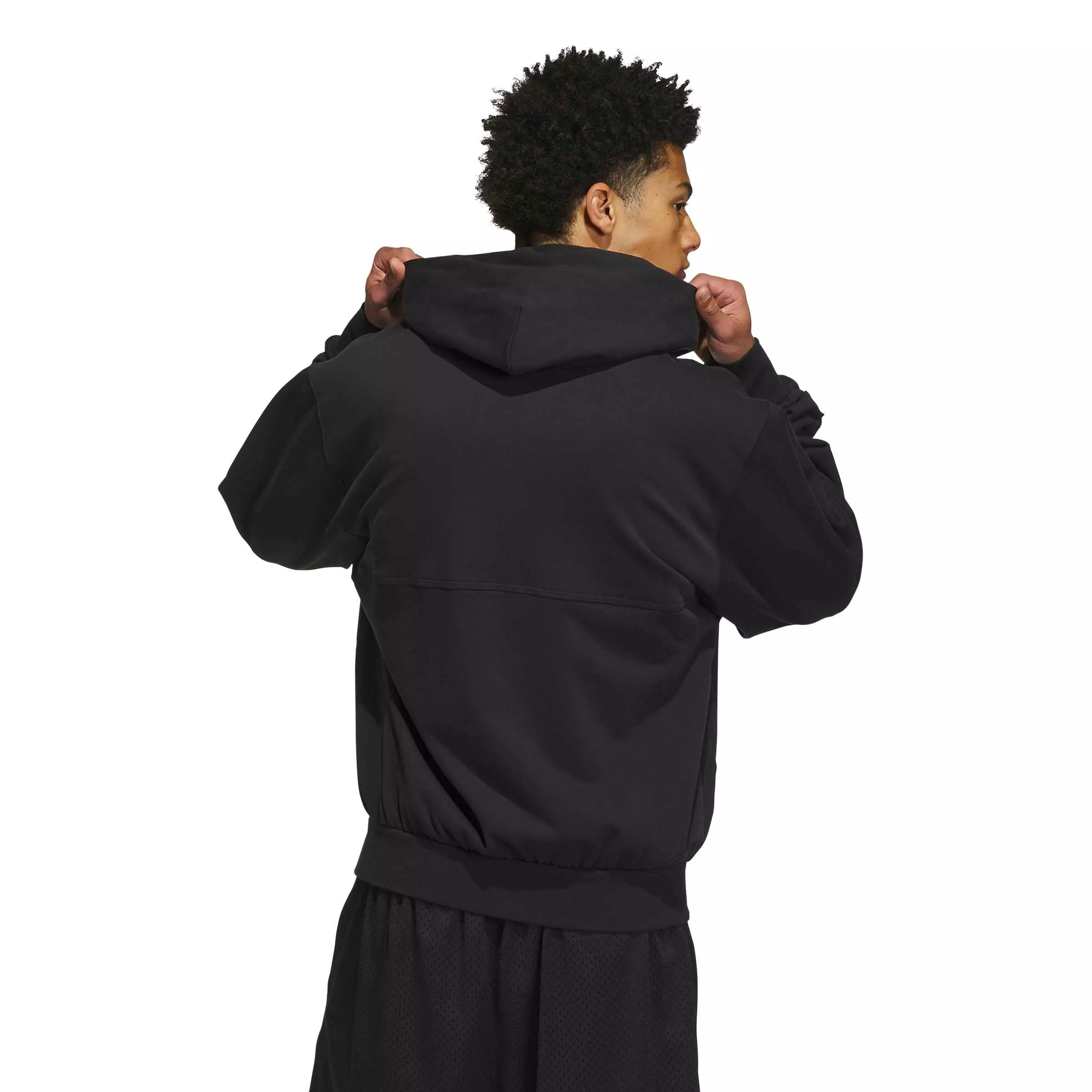 adidas Men's Anthony Edwards Foundation Full-Zip Jacket - Black - BLACK