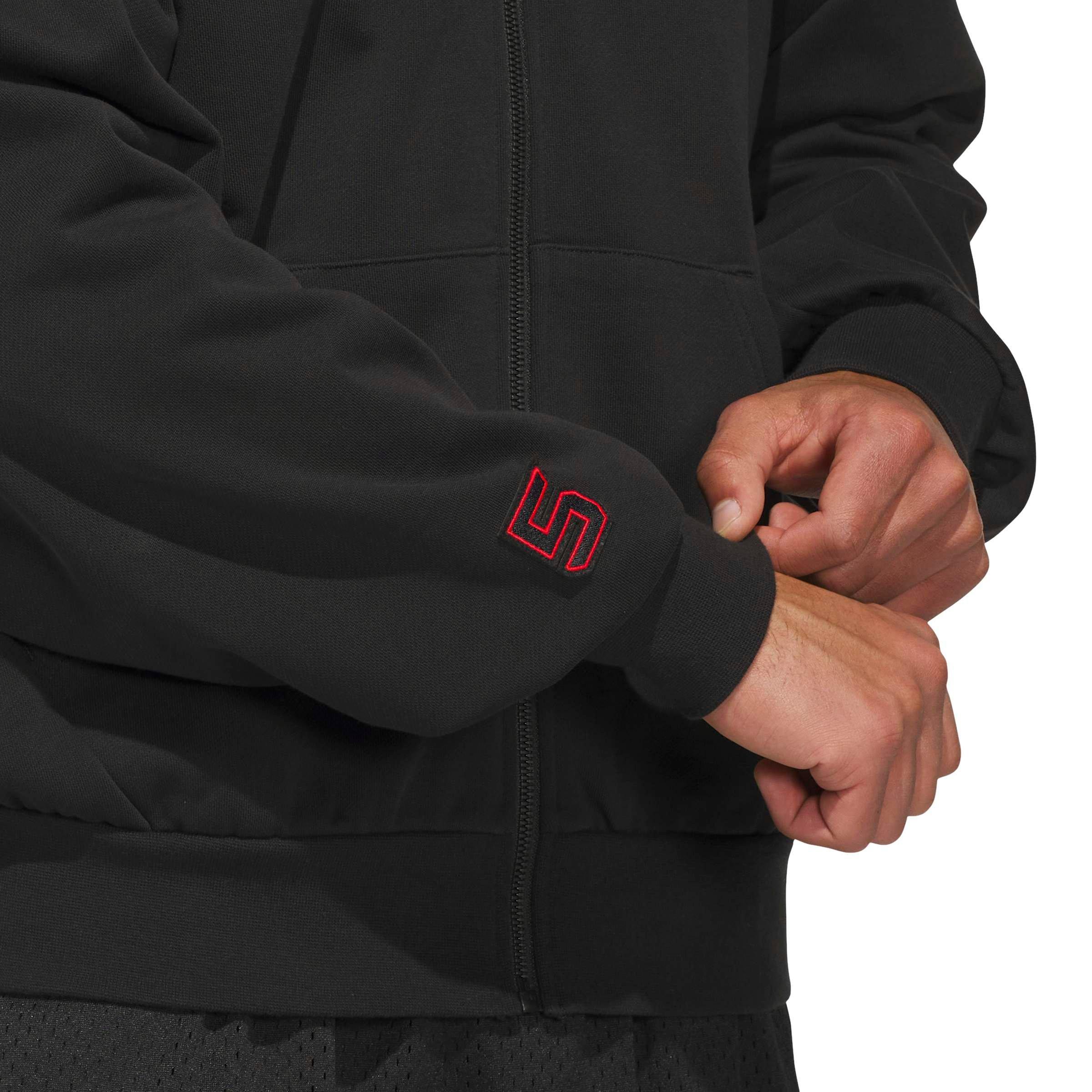adidas Men's Anthony Edwards Foundation Full-Zip Jacket - Black - BLACK