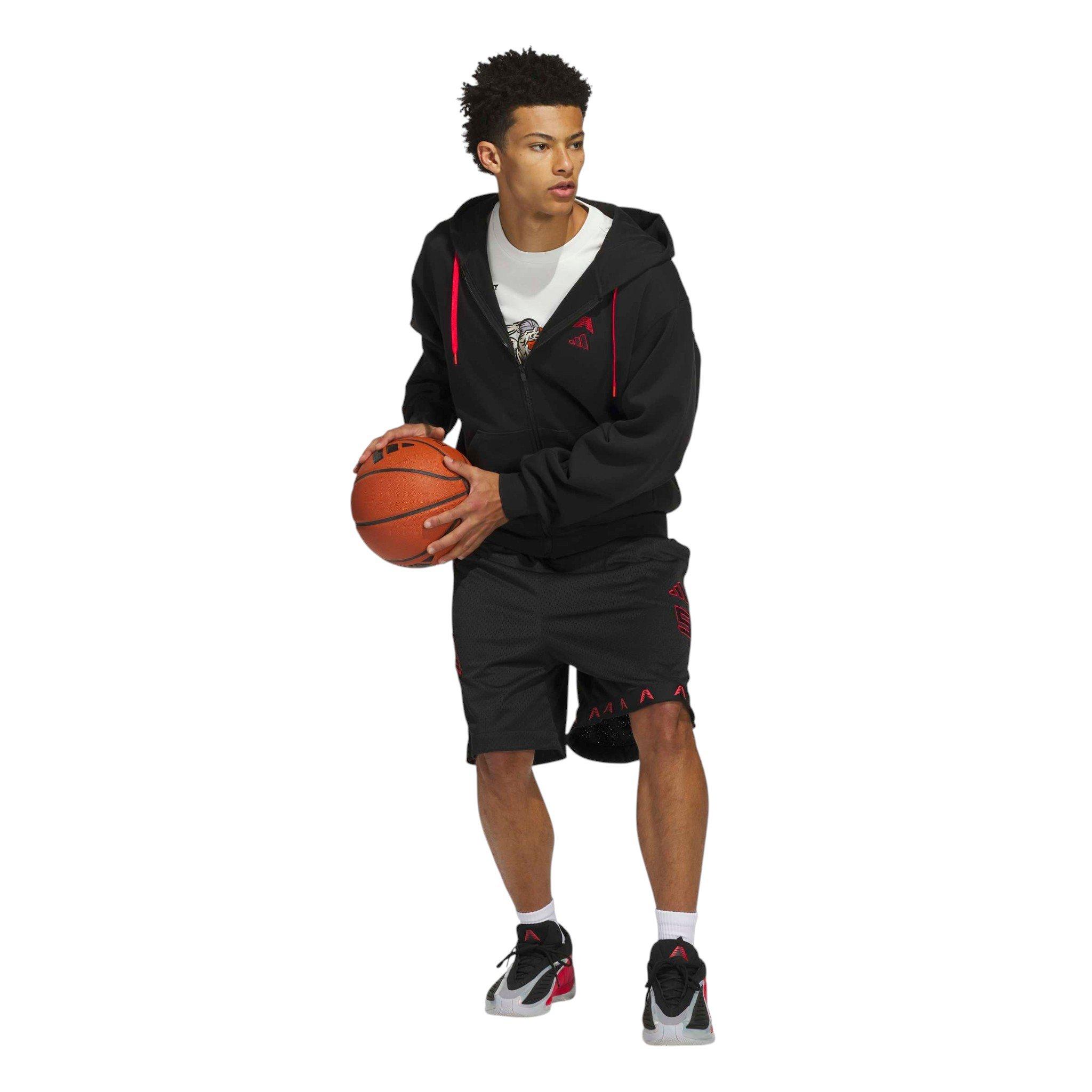 adidas Men's Anthony Edwards Foundation Full-Zip Jacket - Black - BLACK