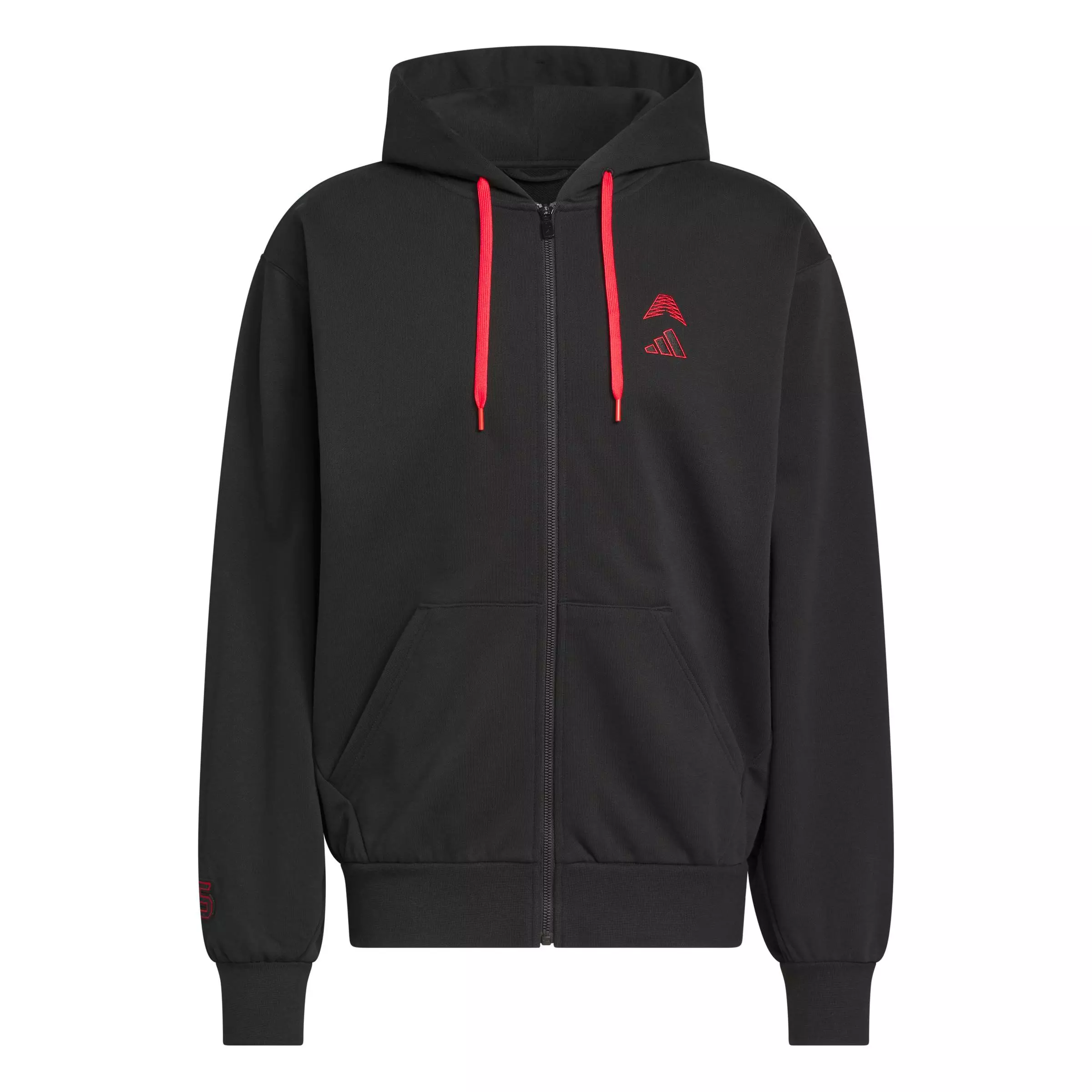 adidas Men's Anthony Edwards Foundation Full-Zip Jacket - Black - BLACK