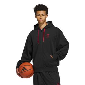 adidas Men's Anthony Edwards Foundation Full-Zip Jacket - Black - BLACK