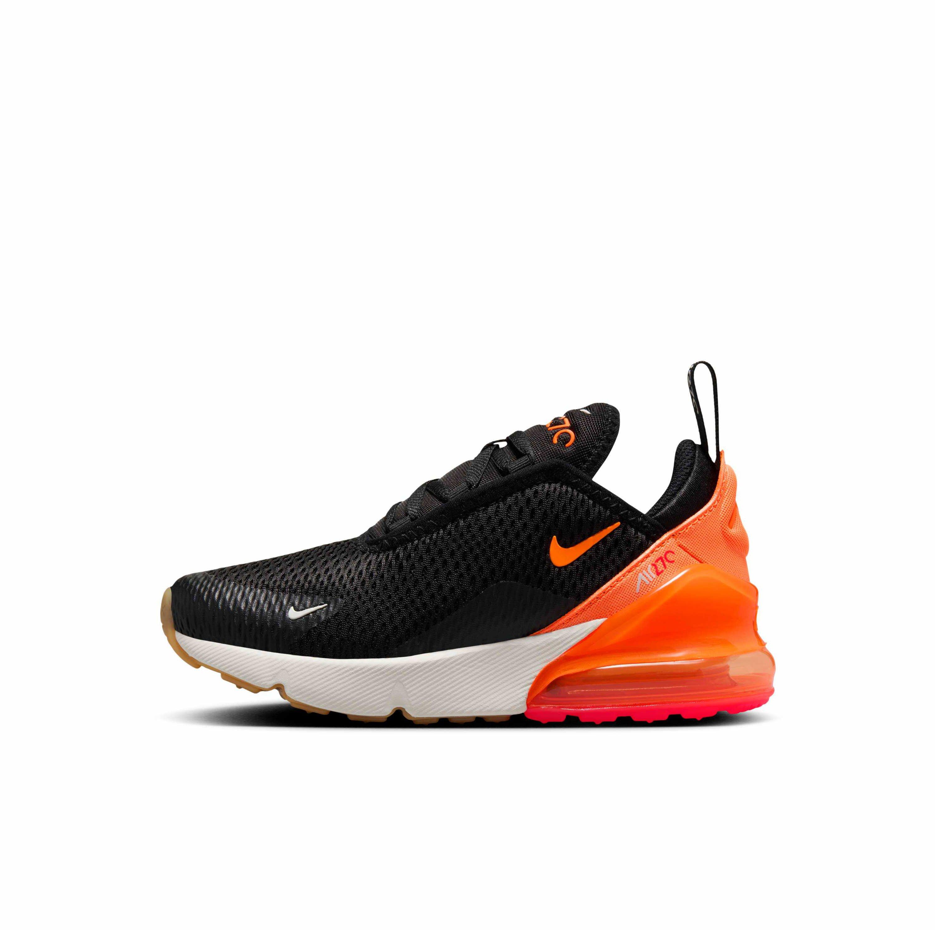 Nike Air Max 270 "Black/Bright Crimson/Phantom/Total Orange" Preschool Boys' Shoe - BLACK/CRIMSON/PHANTOM/ORANGE Thumbnail View 2