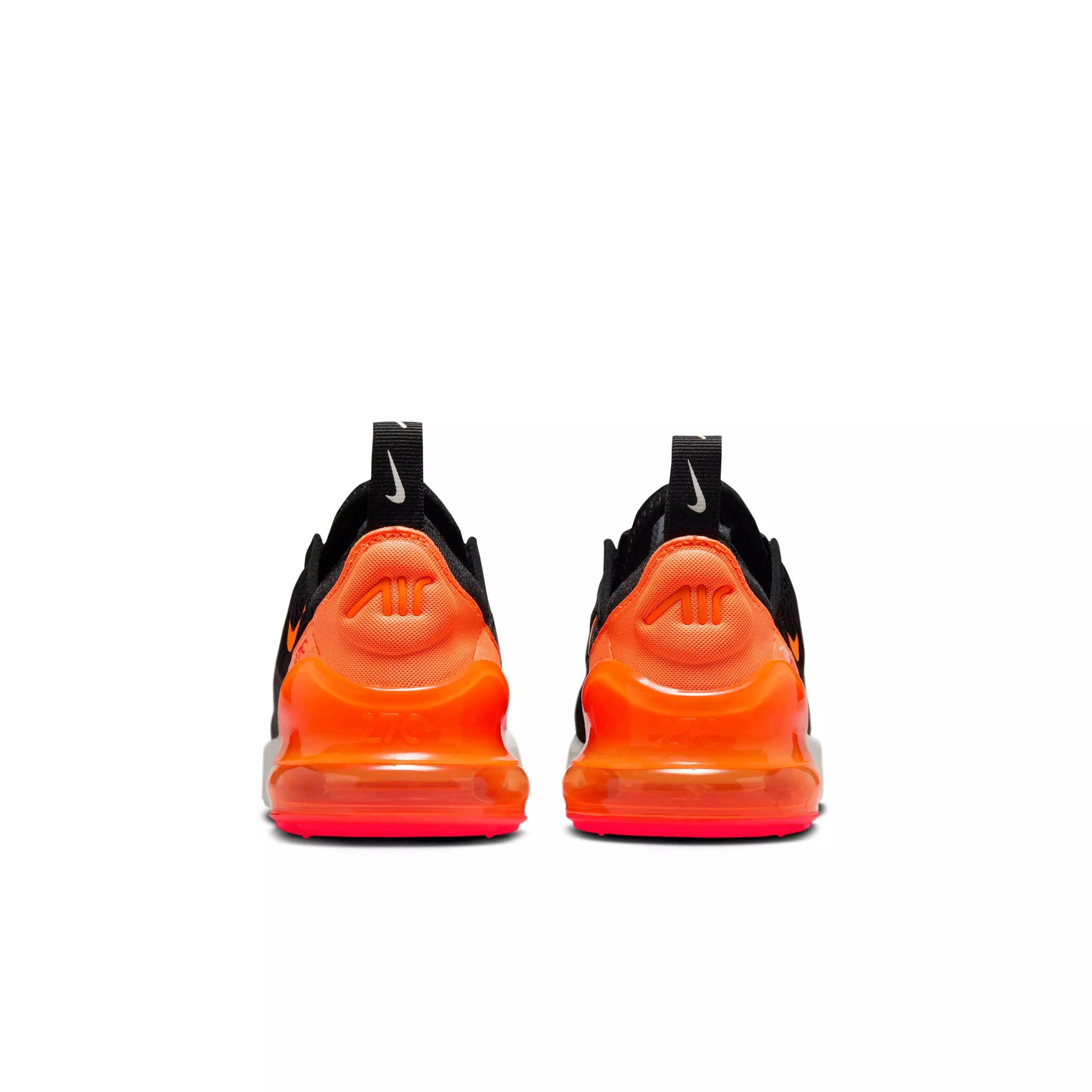 Nike Air Max 270 "Black/Bright Crimson/Phantom/Total Orange" Preschool Boys' Shoe - BLACK/CRIMSON/PHANTOM/ORANGE