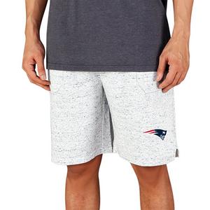 College Concepts Men's New England Patriots Throttle Shorts - White/Charcoal