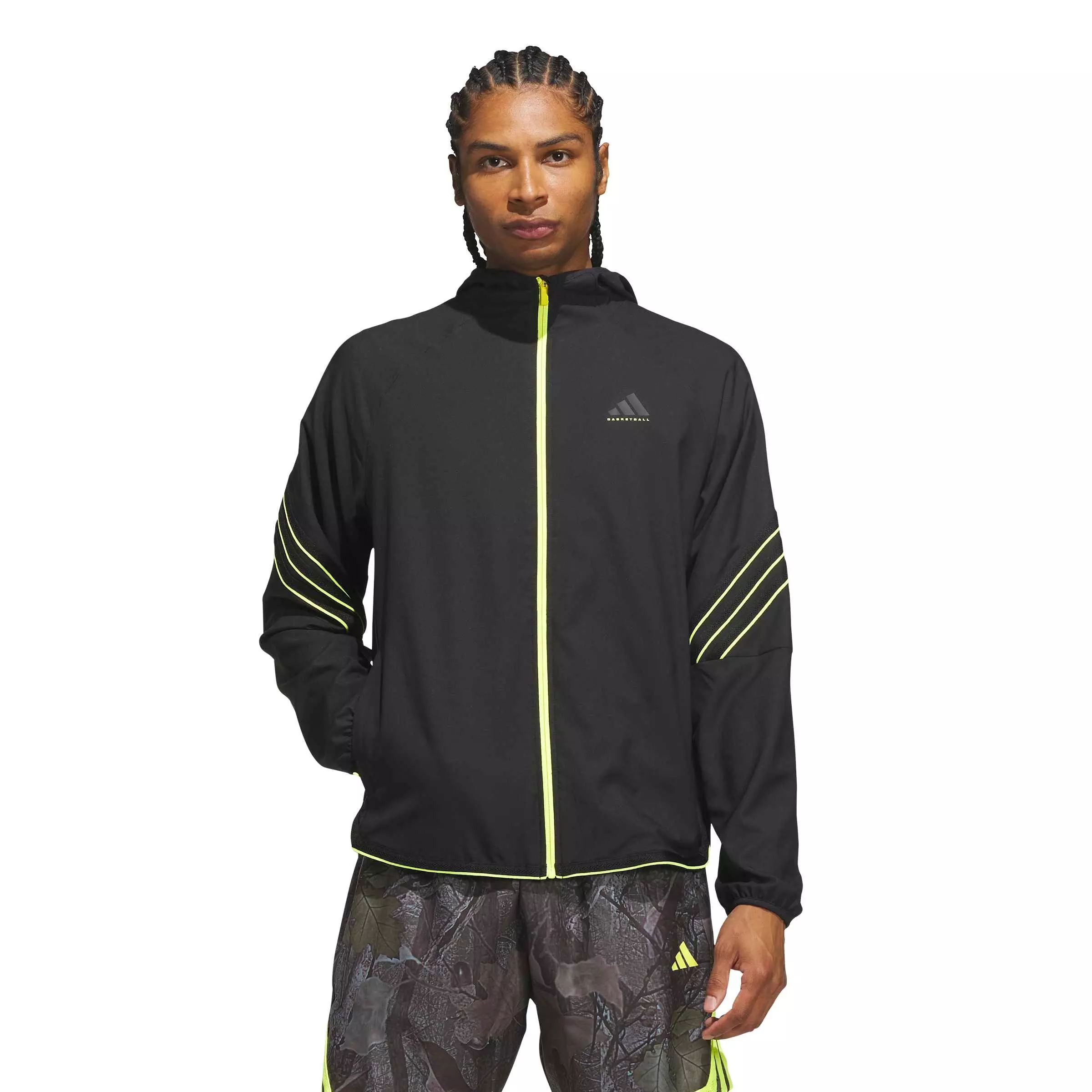 adidas Men's Crazy Lite Basketball Jacket - Black - BLACK
