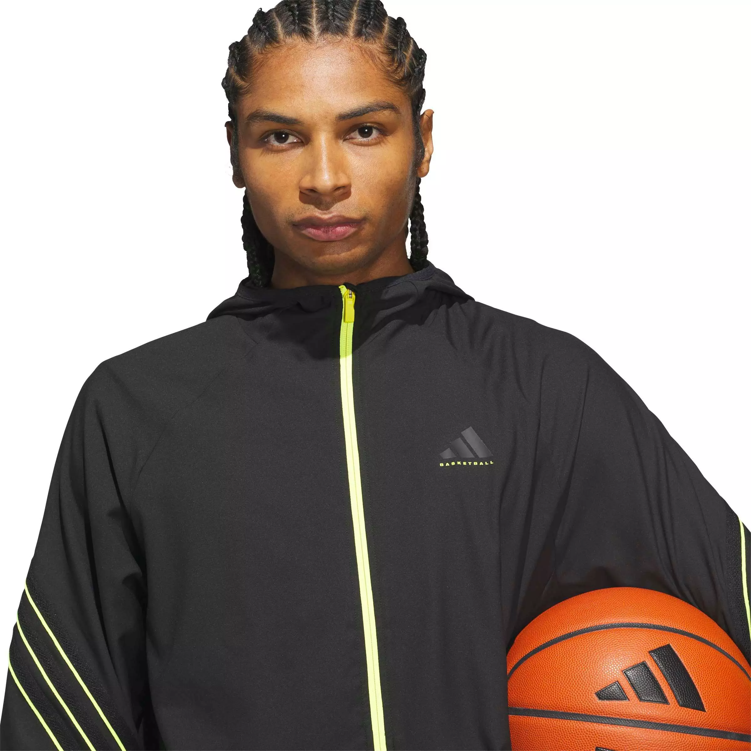 adidas Men's Crazy Lite Basketball Jacket - Black - BLACK