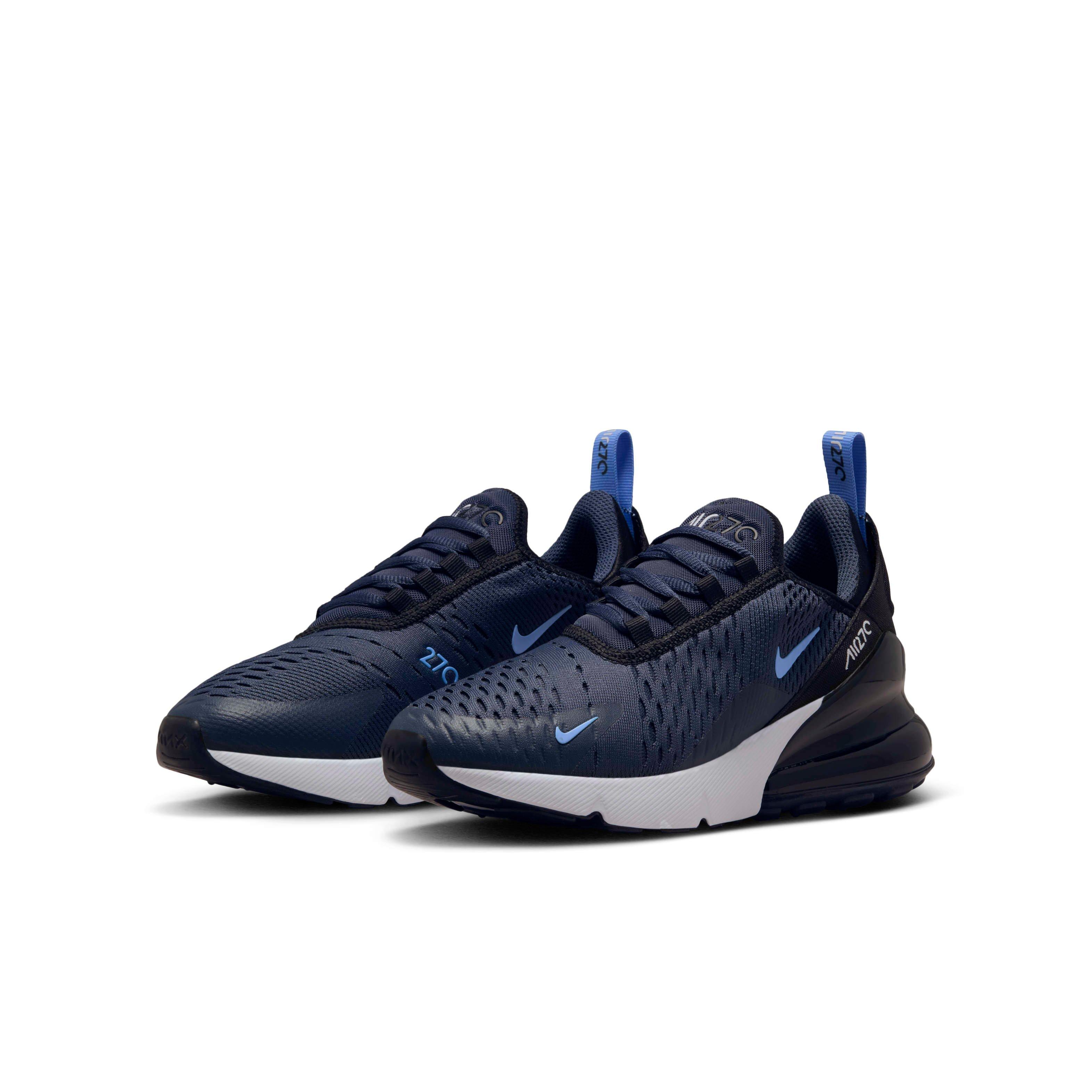 Nike Air Max 270 Thunder Blue Black White Royal Pulse Grade School Boys Shoe Hibbett