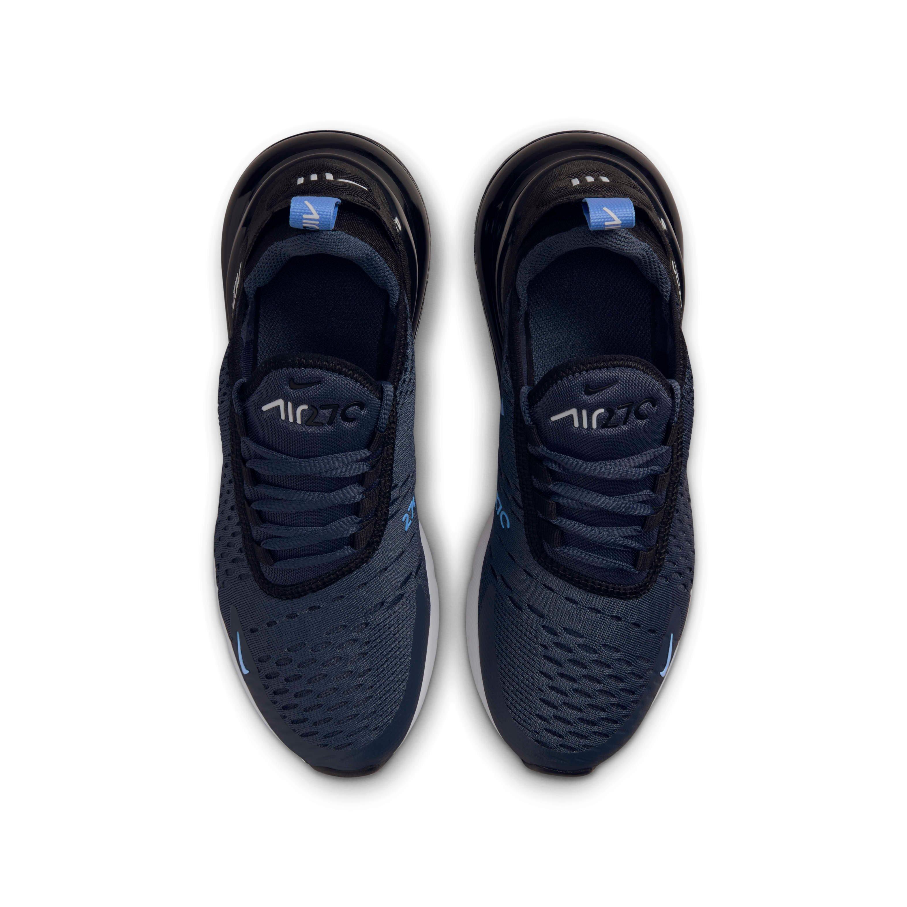Nike Air Max 270 "Thunder Blue/Black/White/Royal Pulse" Grade School Boys' Shoe - BLUE/BLACK/WHITE/ROYAL Thumbnail View 4