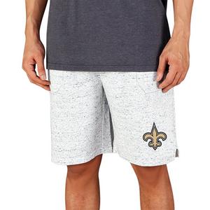 College Concepts Men's New Orleans Saints Throttle Shorts - White/Charcoal