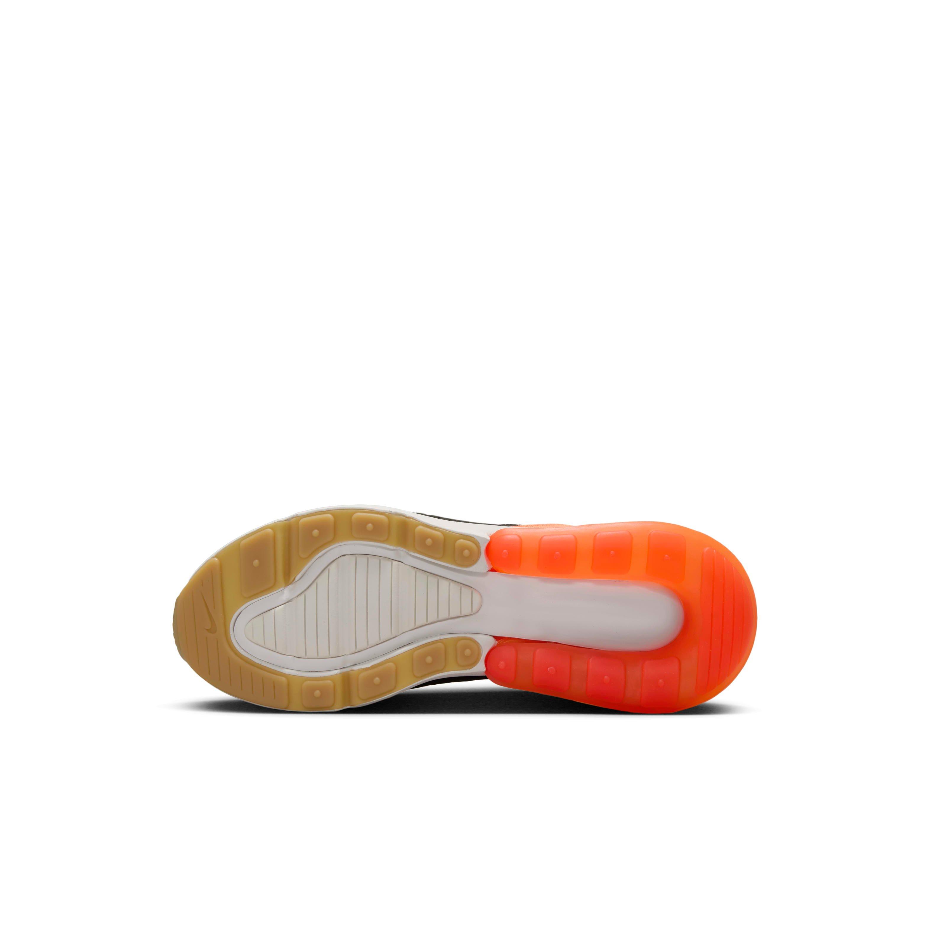 Nike Air Max 270 Grade School Boys' "Black/Bright Crimson/Phantom/Total Orange" Shoe