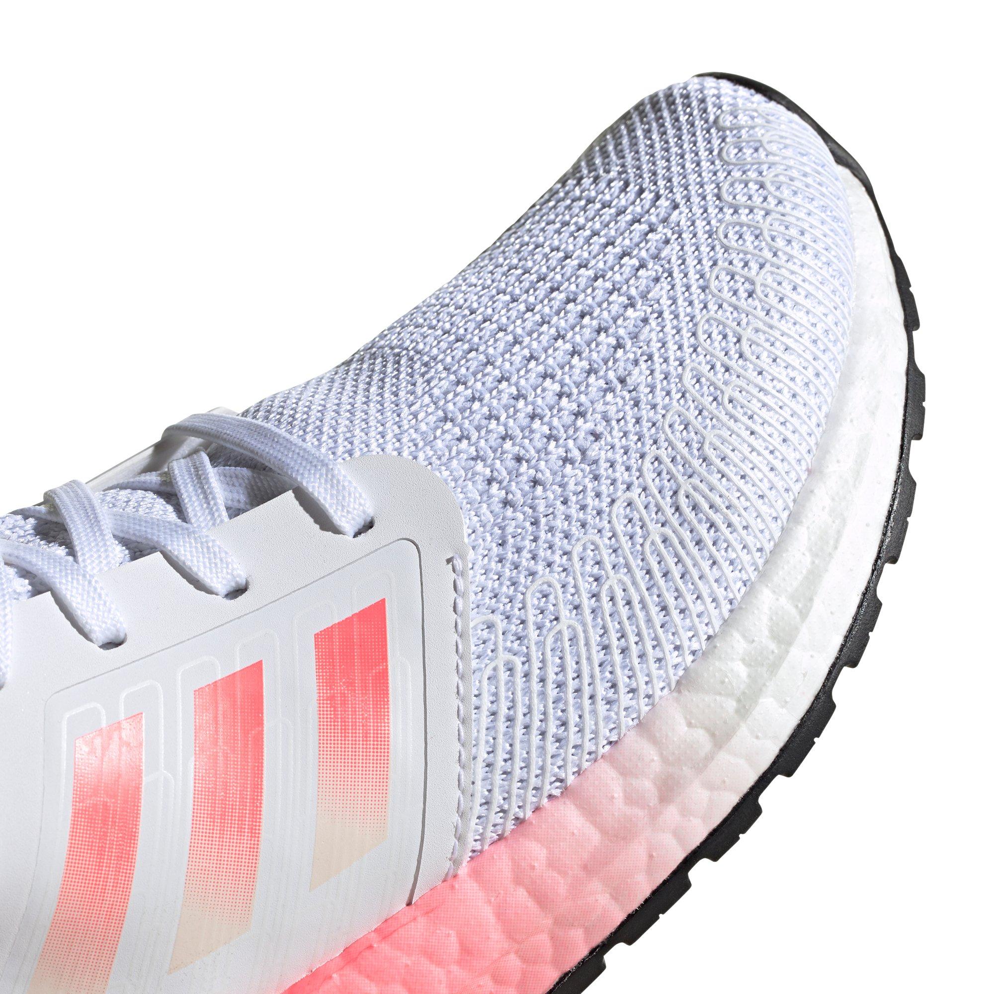 Adidas Ultraboost White Signal Pink Grade School Kids Running Shoe Hibbett City Gear