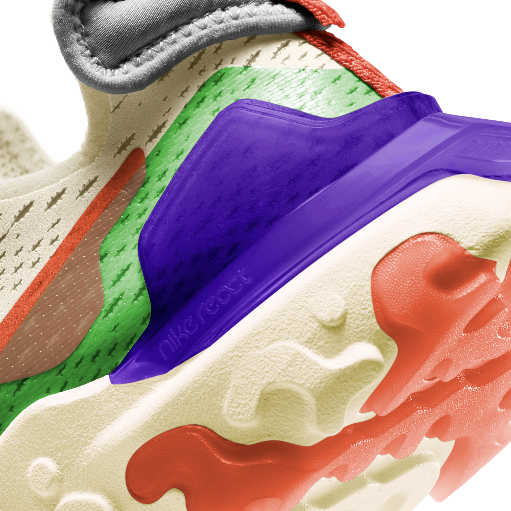 Nike React Vision "Beige/Multi" Women's Shoe - BROWN Thumbnail View 5