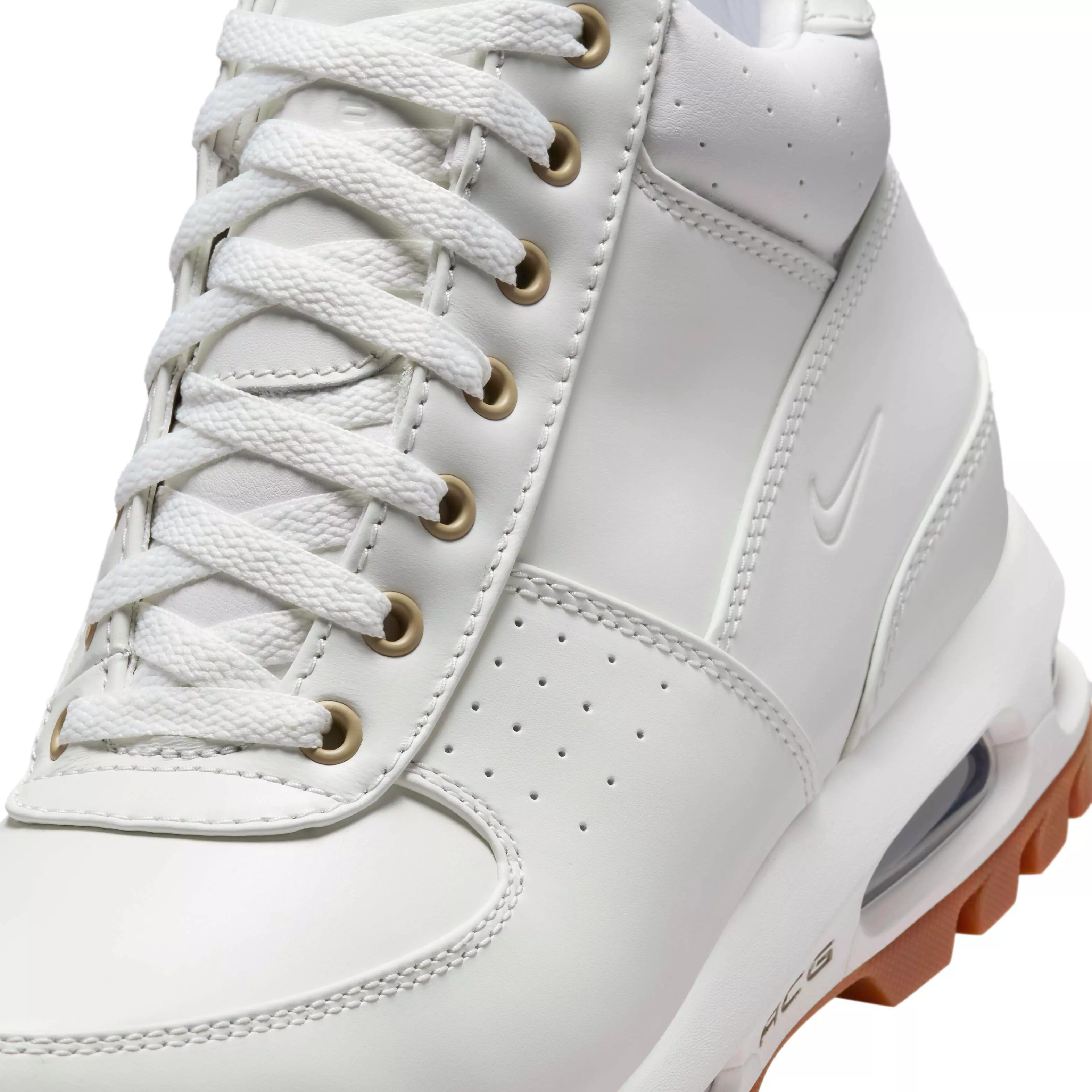 Nike Air Max Goadome "Summit White/Khaki/Gum Medium Brown/Summit White" Men's Boot - WHITE/KHAKI/MD BROWN/WHITE