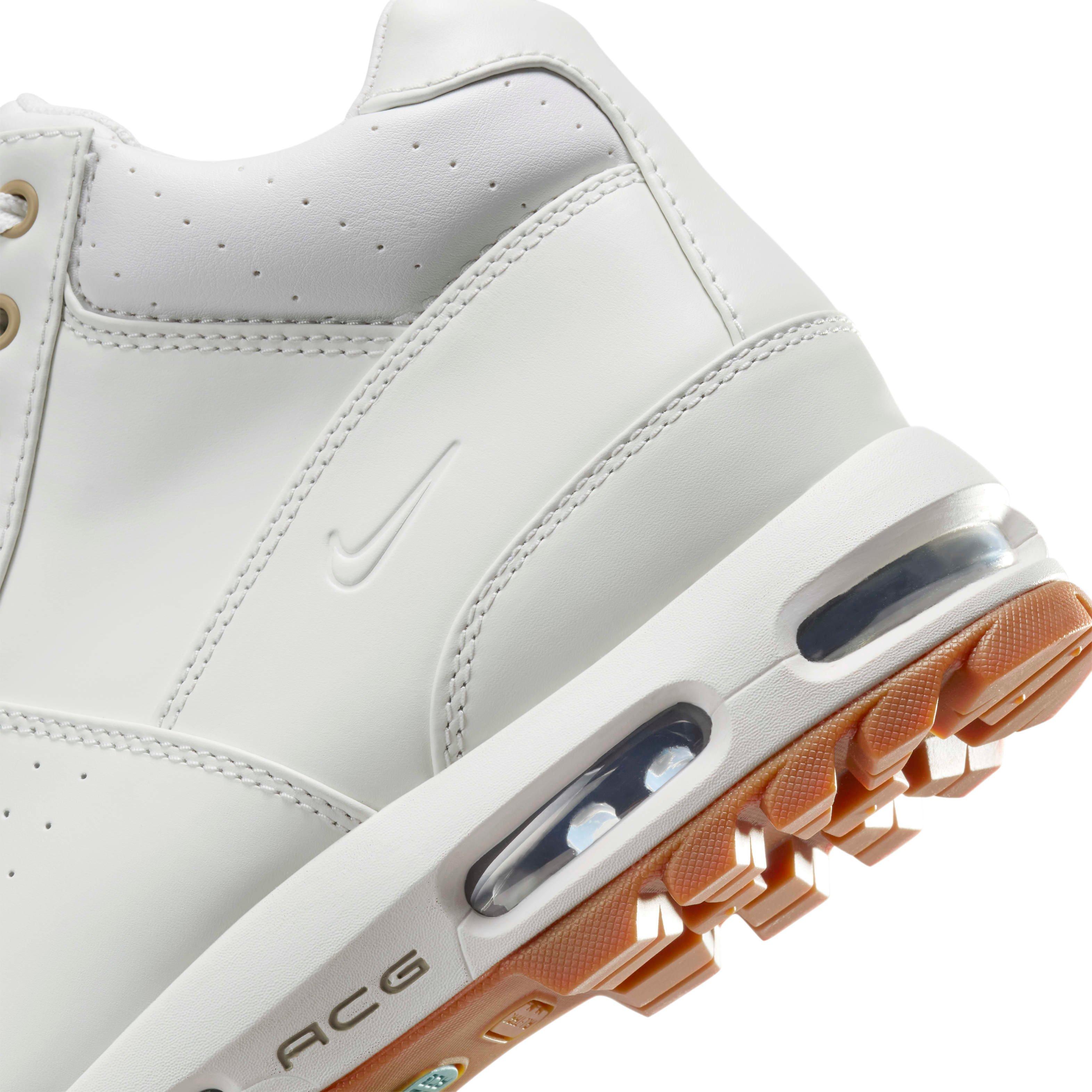 Nike Air Max Goadome "Summit White/Khaki/Gum Medium Brown/Summit White" Men's Boot - WHITE/KHAKI/MD BROWN/WHITE Thumbnail View 8