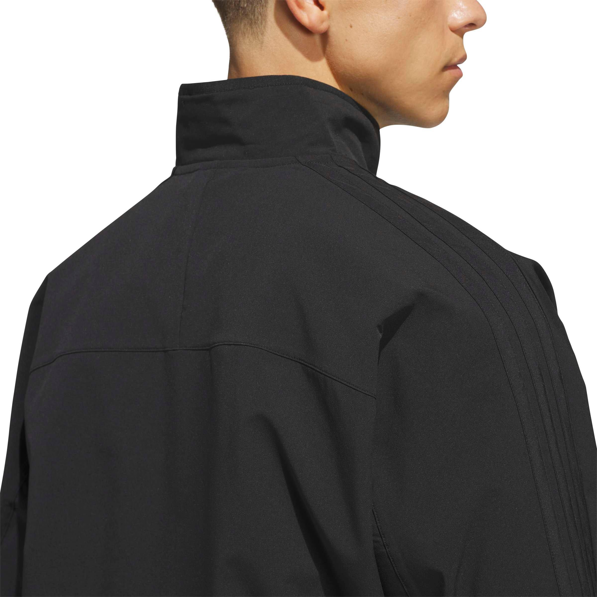 adidas Men's Basketball Woven Track Jacket - Black - BLACK