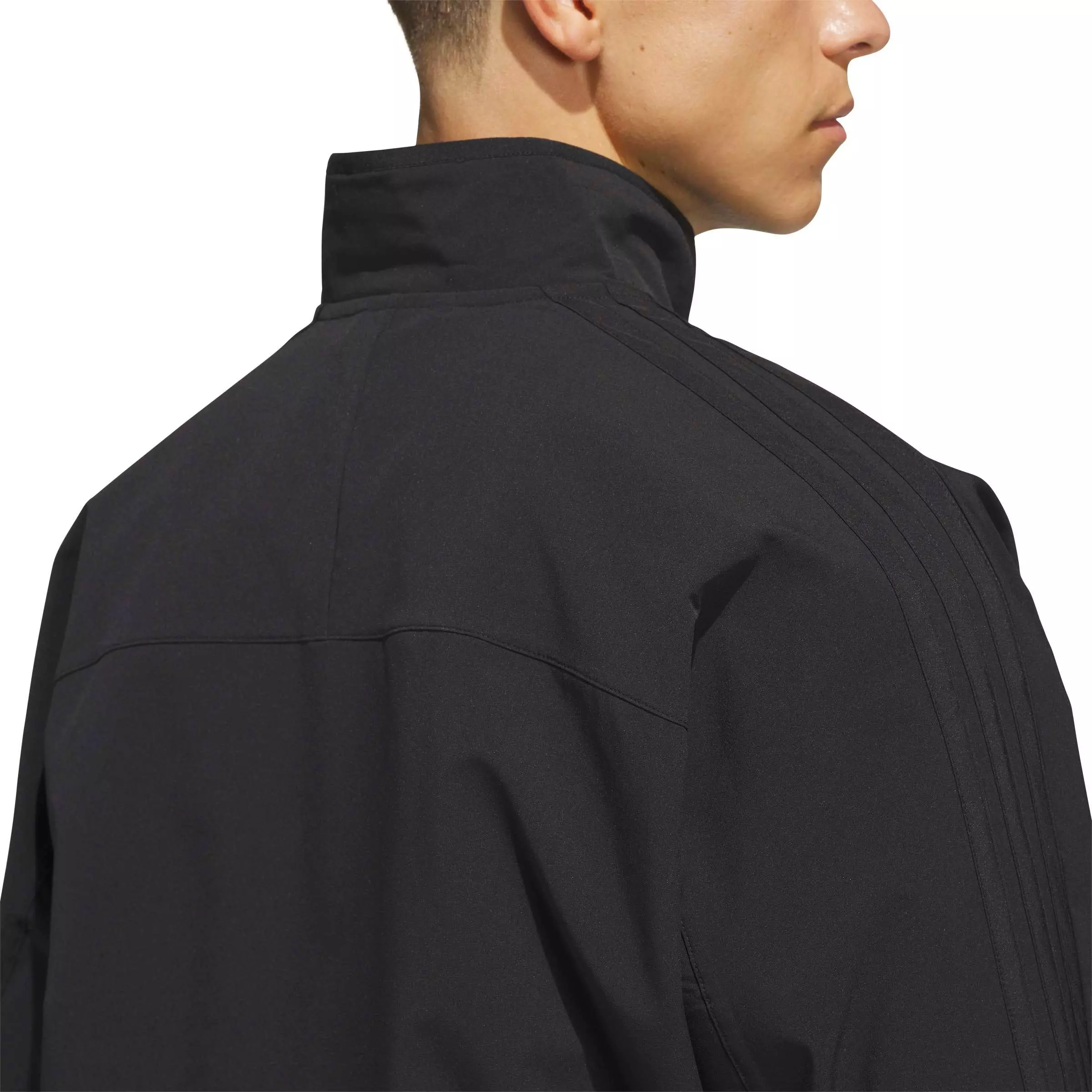 adidas Men's Basketball Woven Track Jacket - Black - BLACK