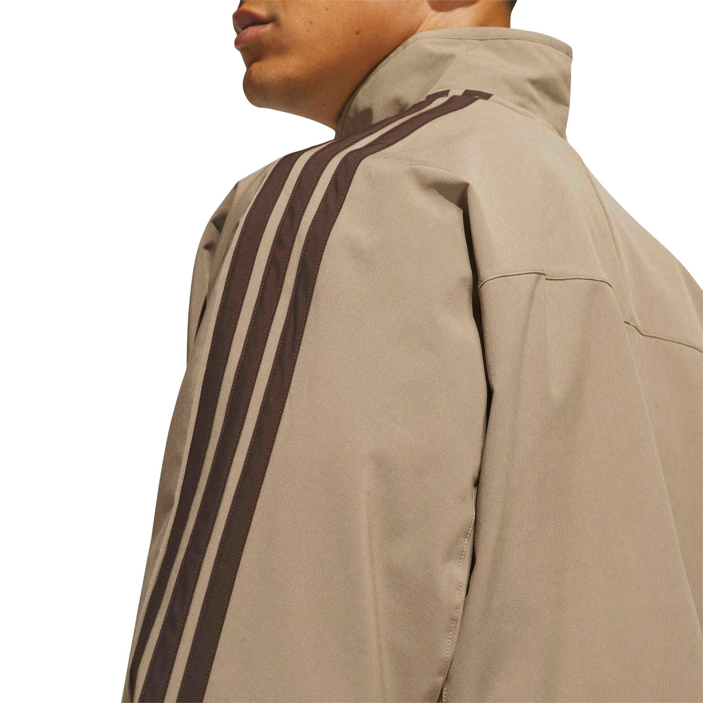 adidas Men's Basketball Woven Track Jacket - Khaki - KHAKI