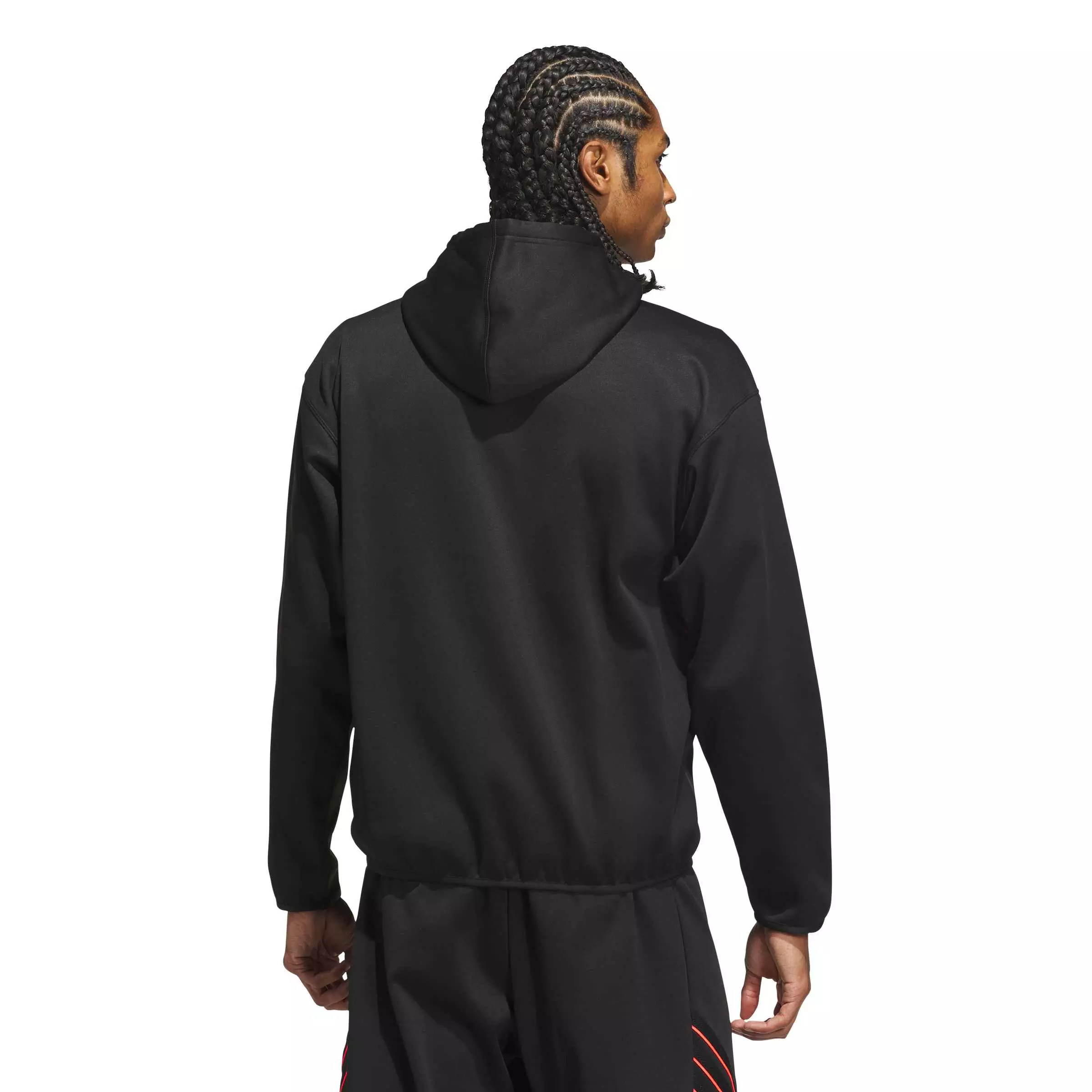 adidas Men's Crazy Warm Full-Zip Jacket - Black/Red - BLACK/RED