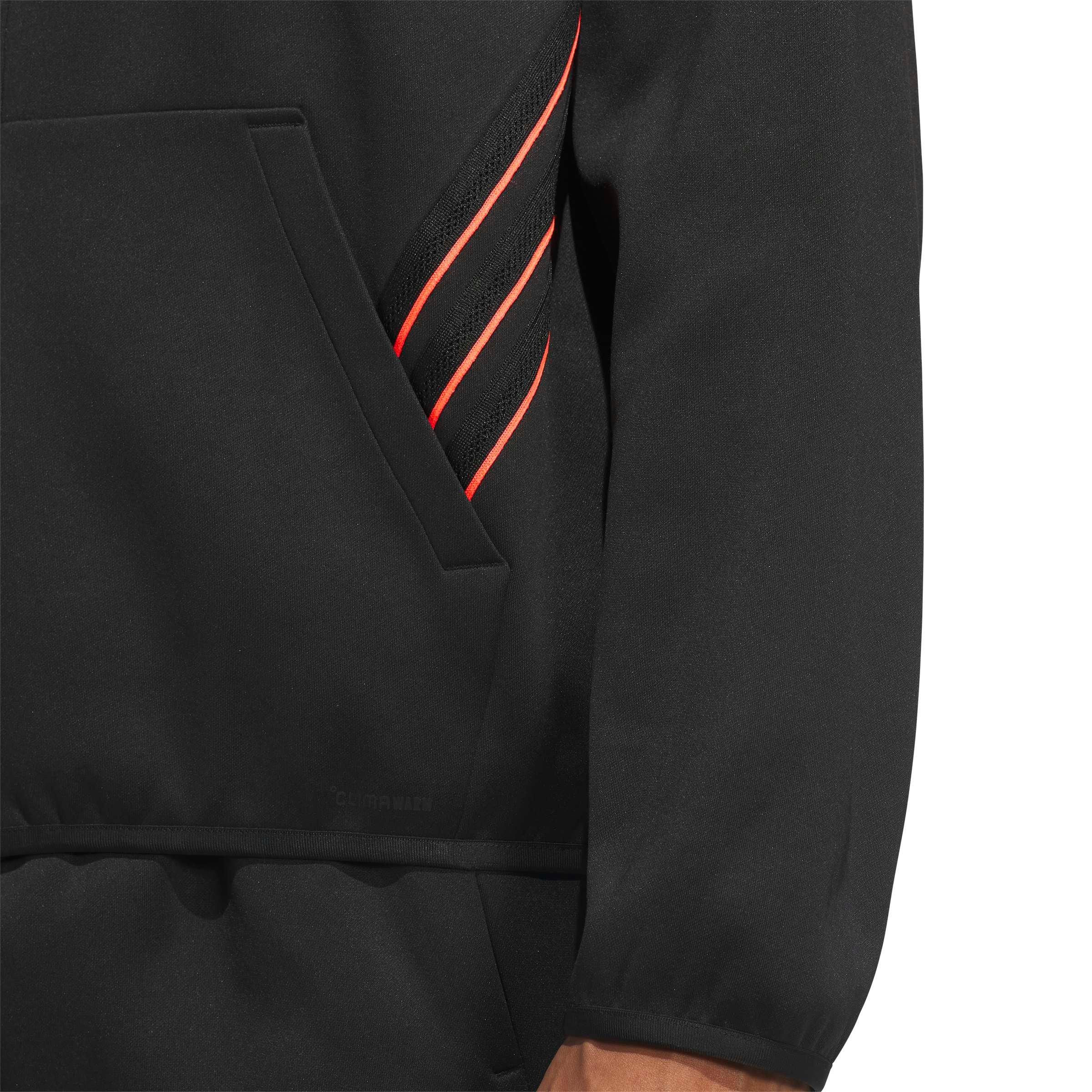 adidas Men's Crazy Warm Full-Zip Jacket - Black/Red - BLACK/RED Thumbnail View 4