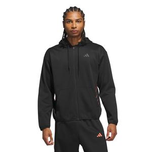 adidas Men's Crazy Warm Full-Zip Jacket - Black/Red