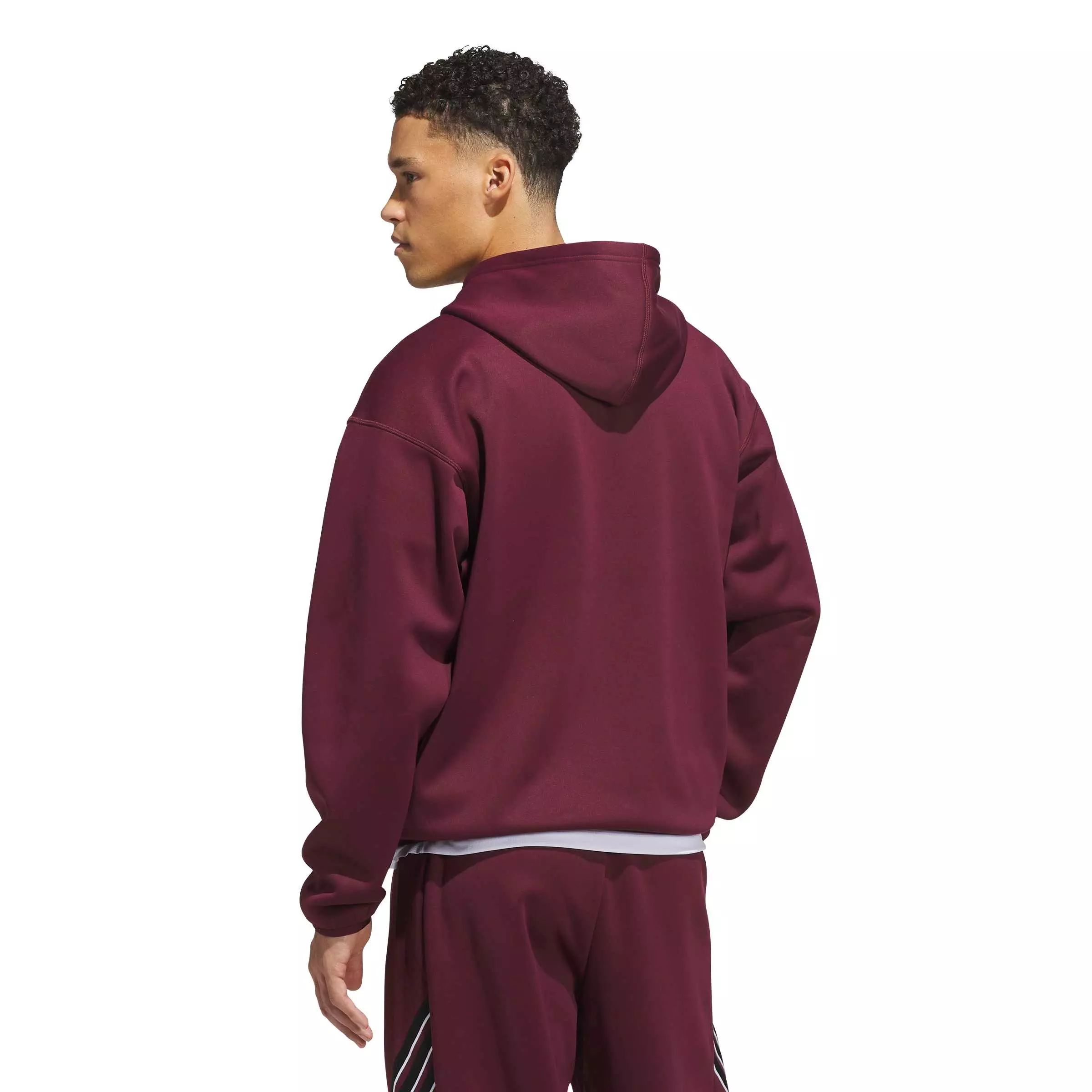 adidas Men's Crazy Warm Full-Zip Jacket - Maroon - MAROON