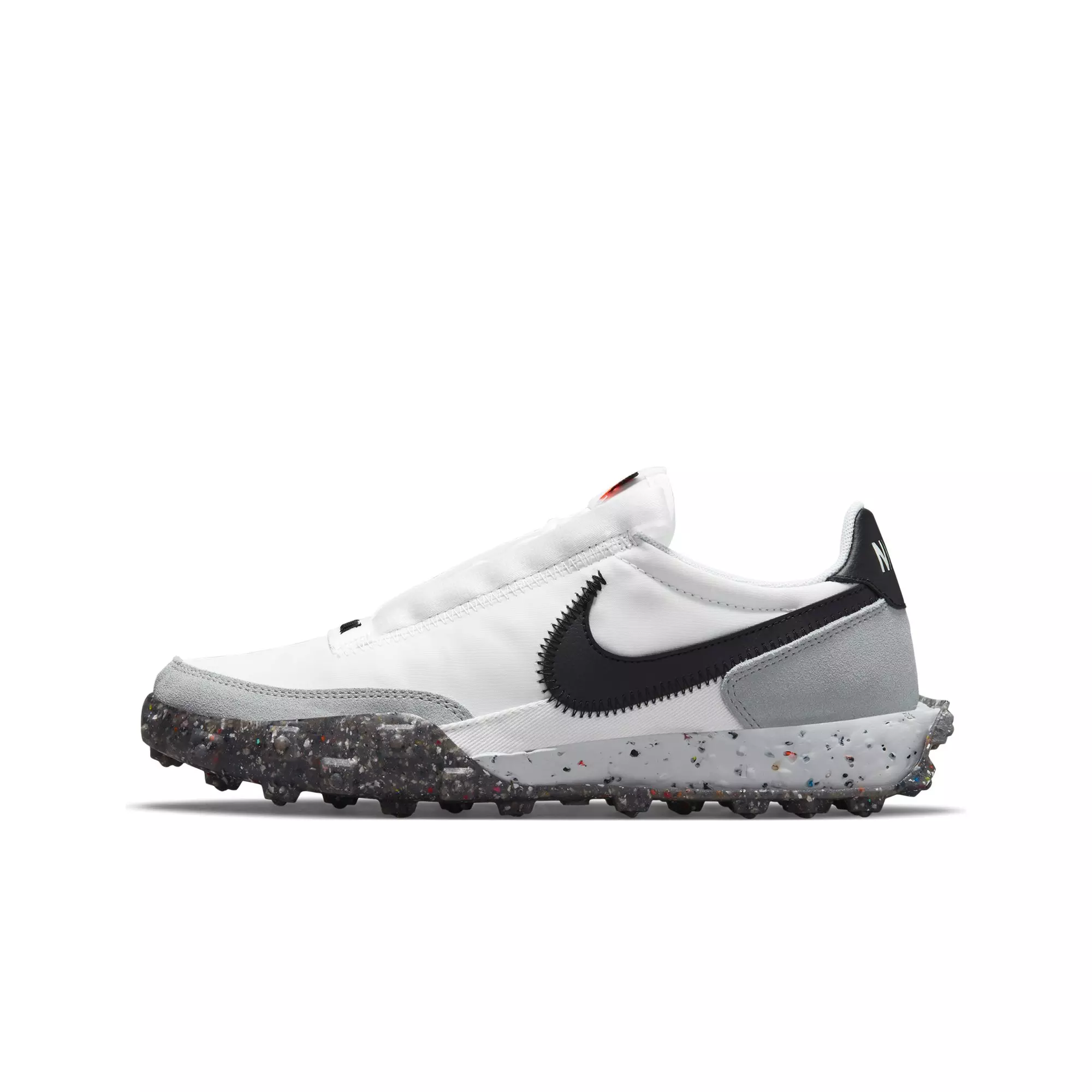 Nike Waffle Racer Crater "White/Black/Grey" Women's Shoe - WHITE