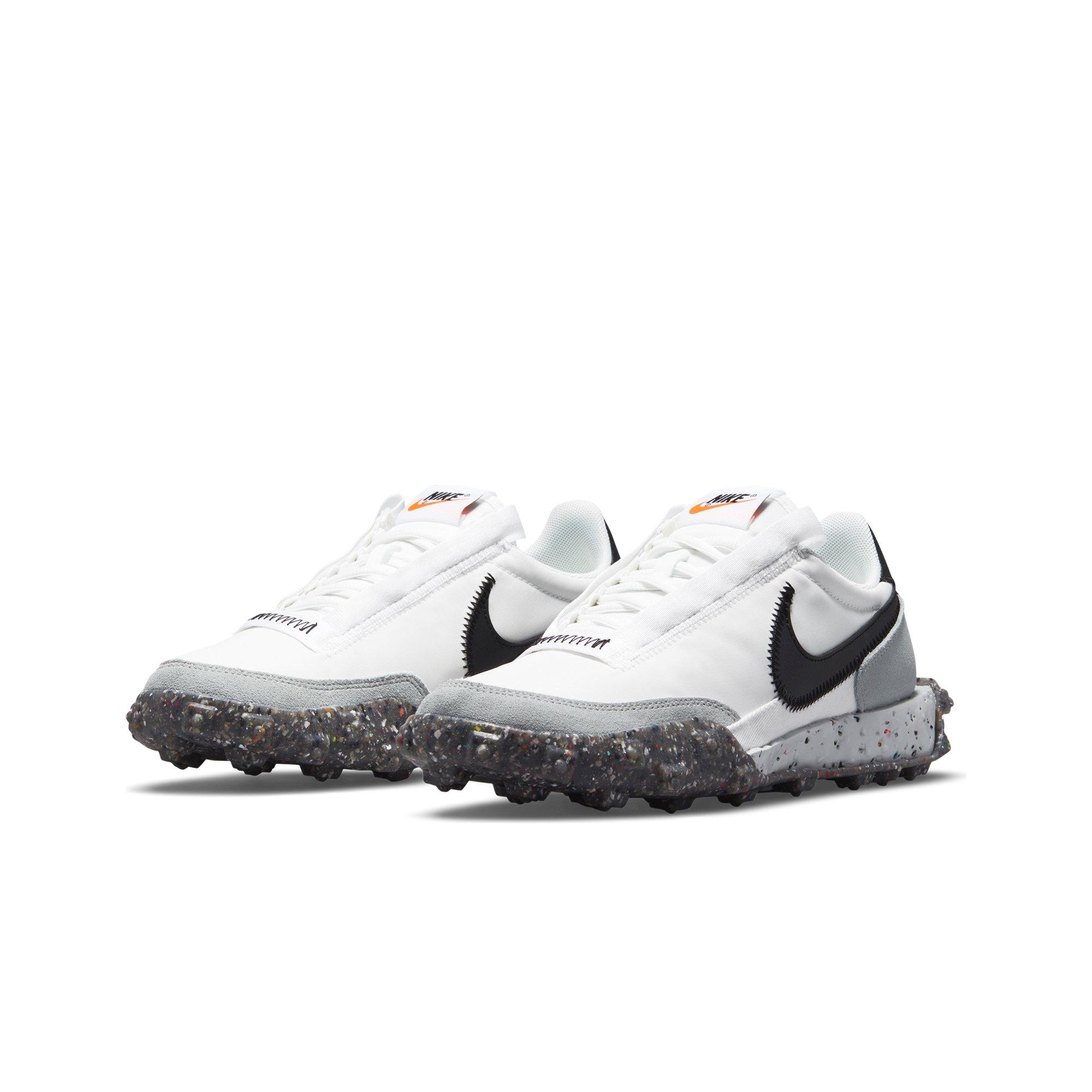 Nike Waffle Racer Crater "White/Black/Grey" Women's Shoe - WHITE Thumbnail View 3