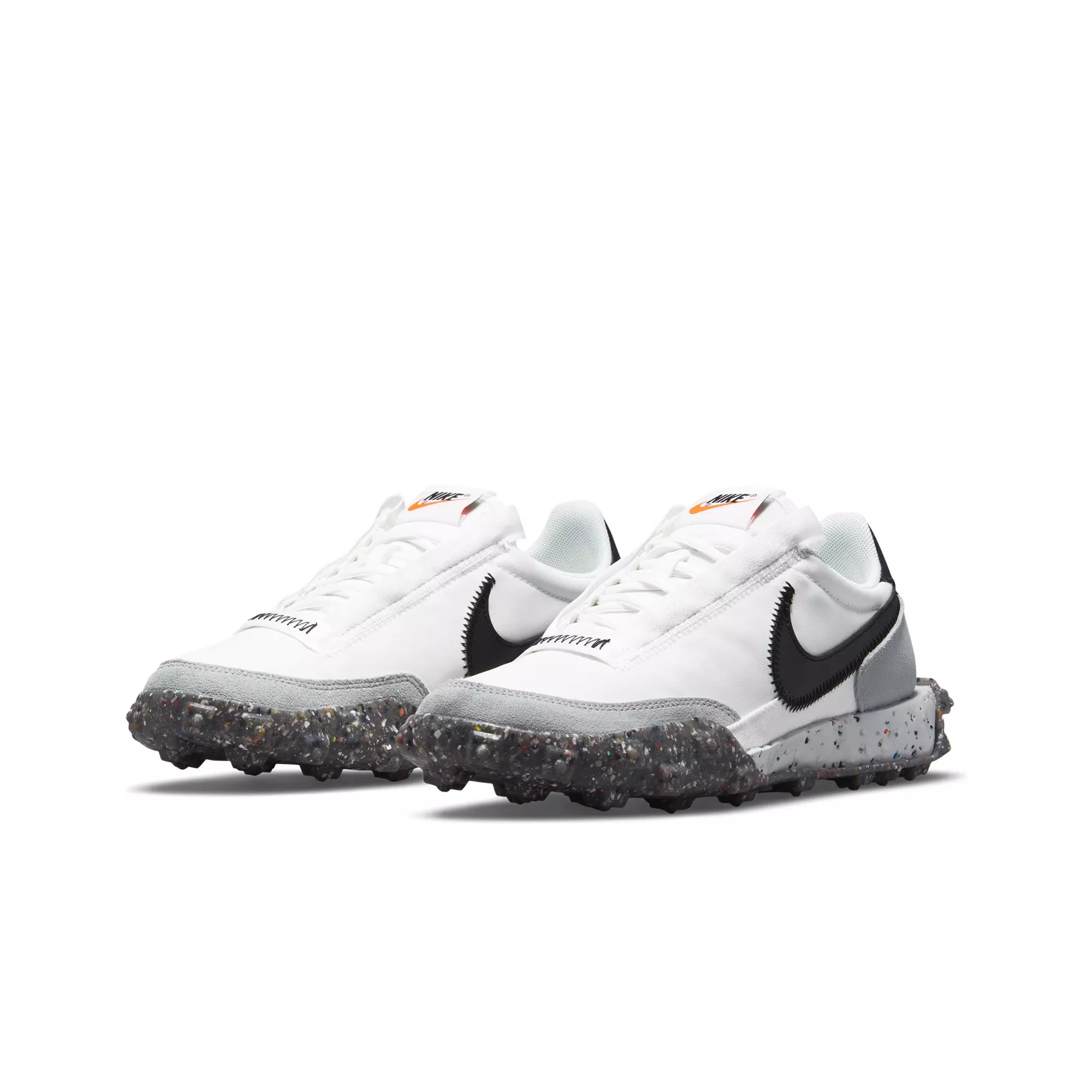 Nike Waffle Racer Crater "White/Black/Grey" Women's Shoe - WHITE