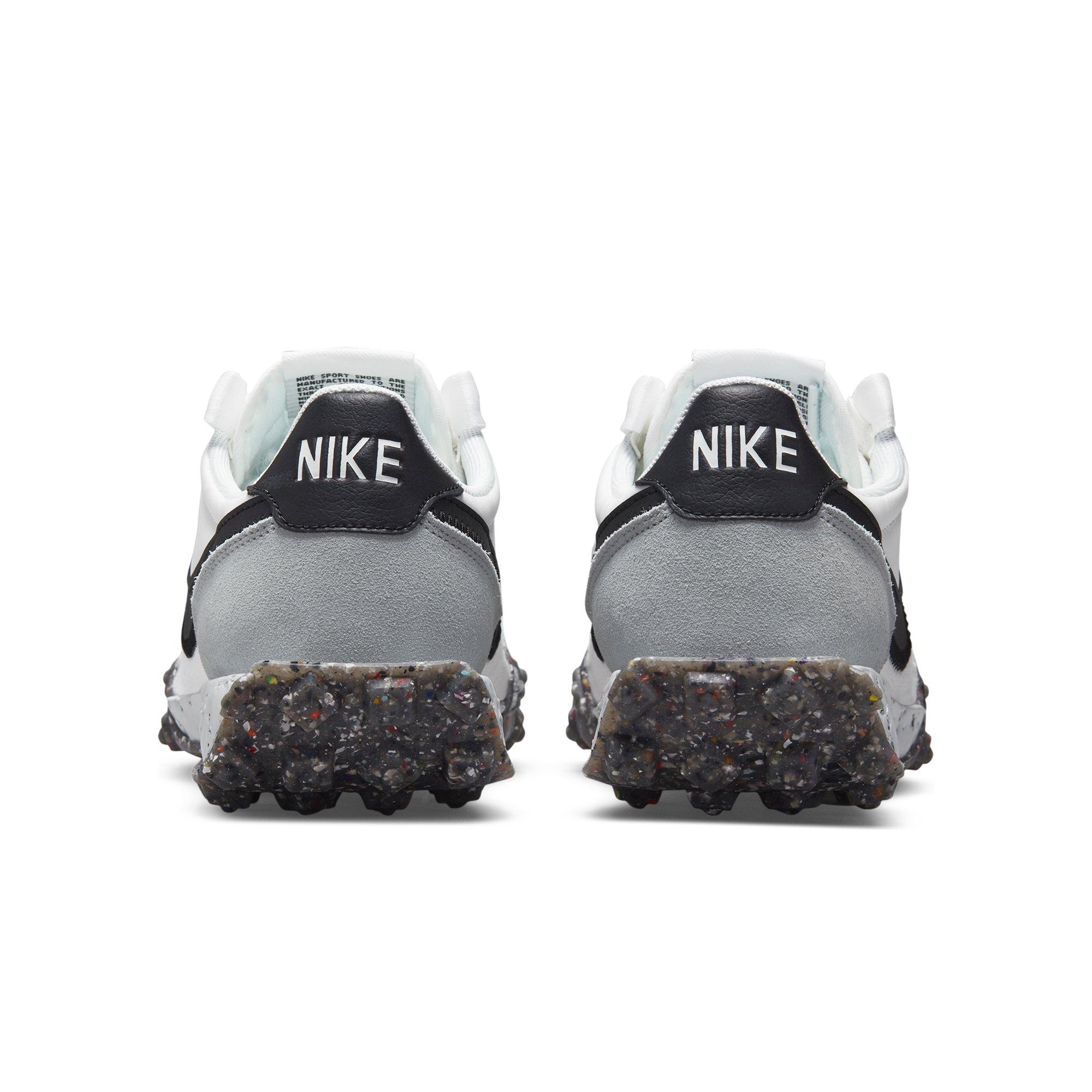 Nike Waffle Racer Crater "White/Black/Grey" Women's Shoe - WHITE Thumbnail View 4