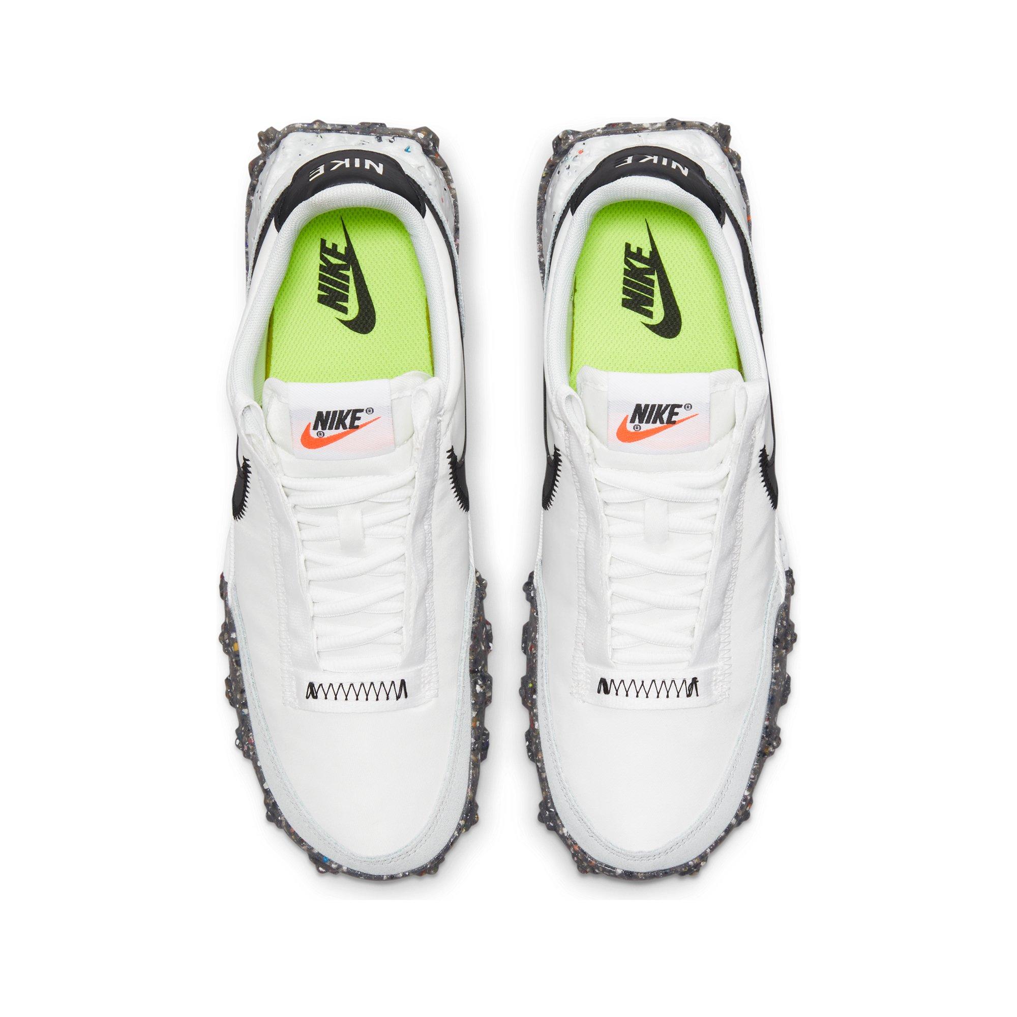 Nike Waffle Racer Crater "White/Black/Grey" Women's Shoe - WHITE Thumbnail View 5