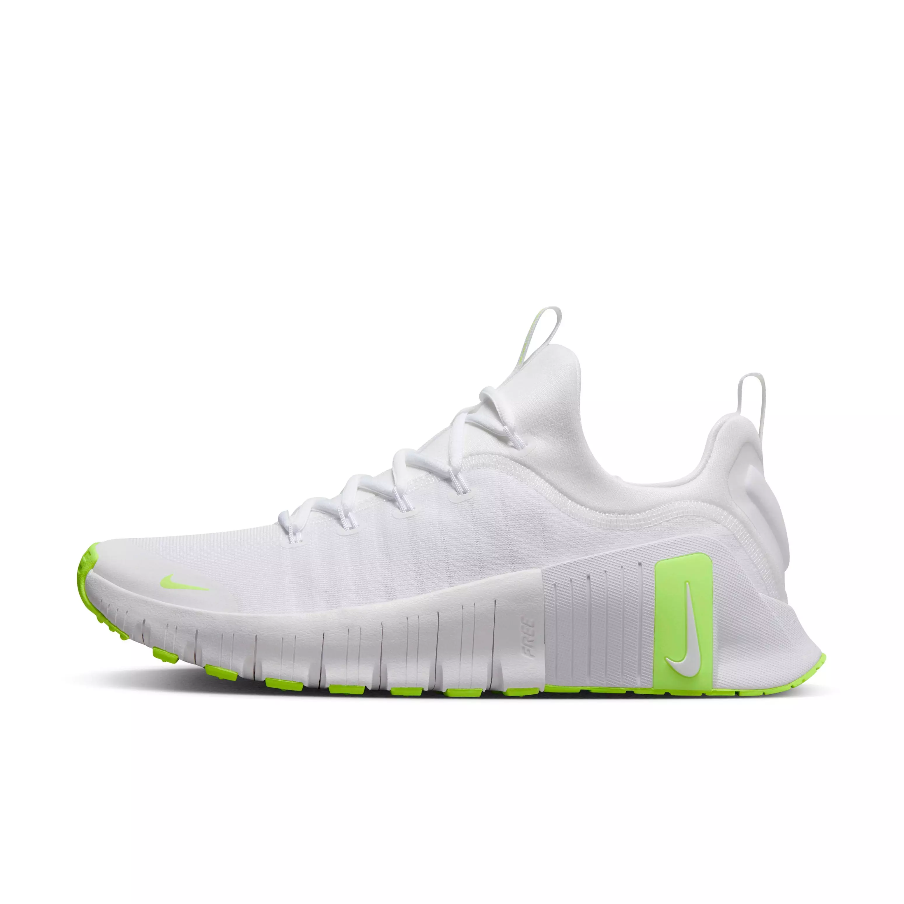 Nike Free Metcon 6 "White/White/Volt" Men's Training Shoe - WHITE/WHITE/VOLT