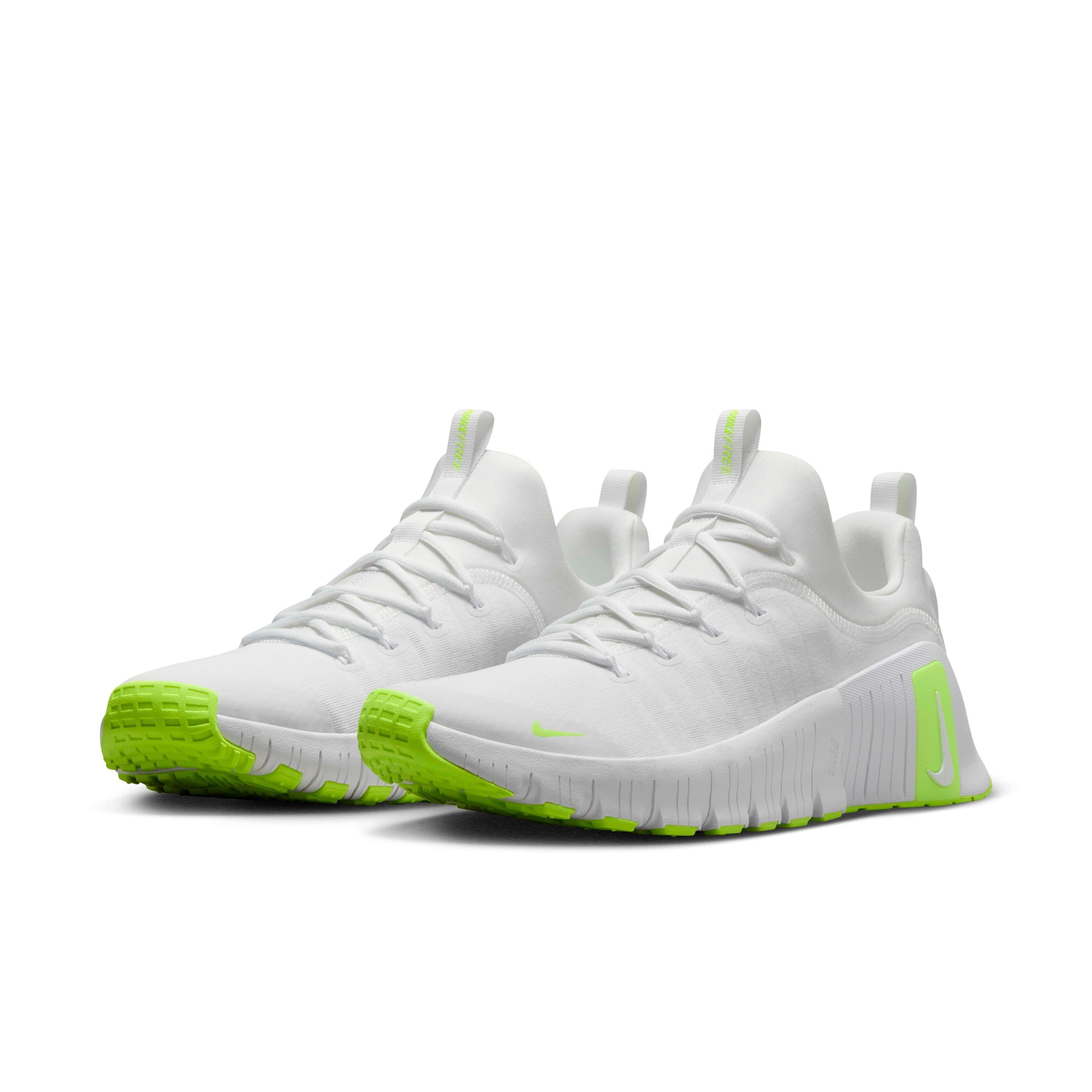 Nike Free Metcon 6 "White/White/Volt" Men's Training Shoe - WHITE/WHITE/VOLT Thumbnail View 3