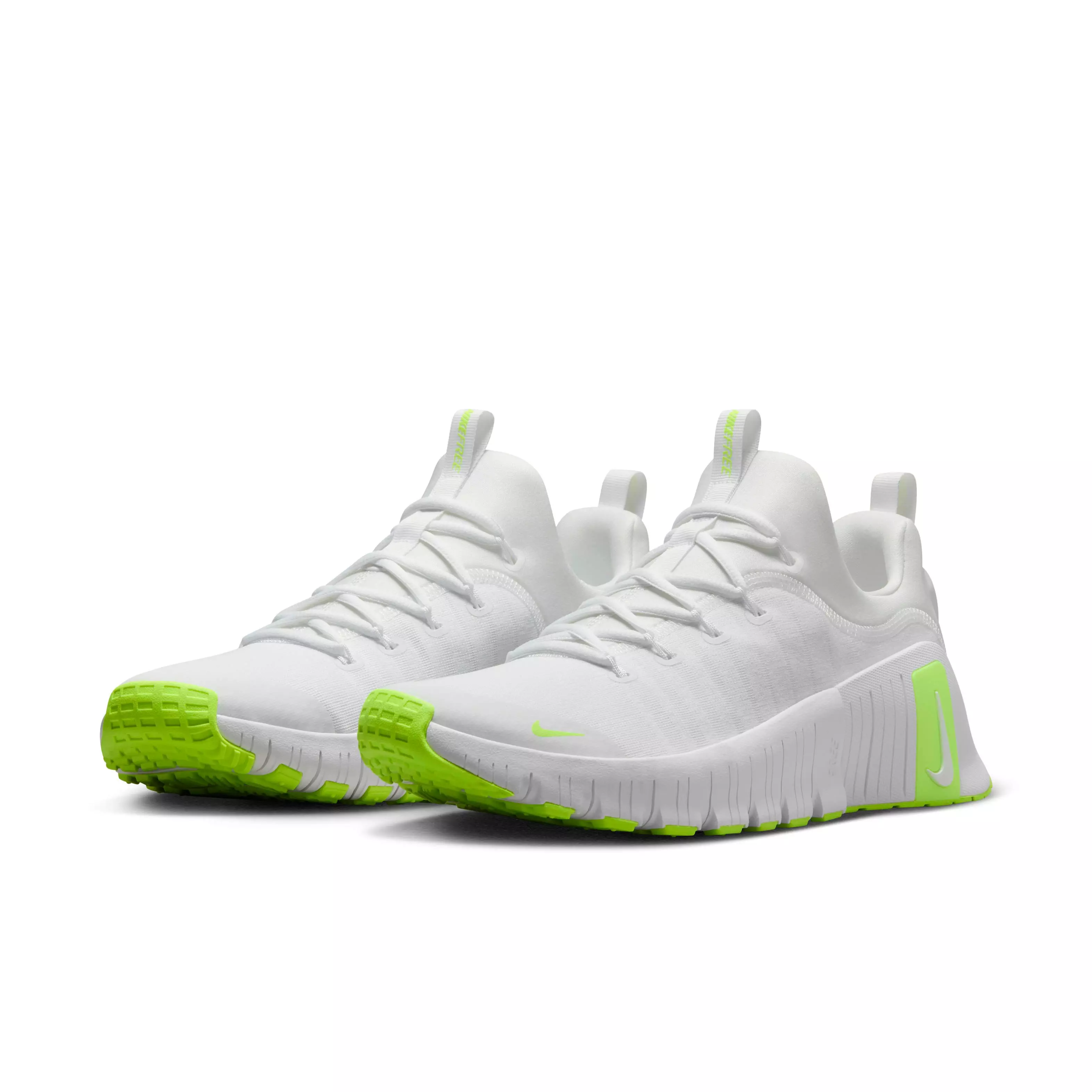 Nike Free Metcon 6 "White/White/Volt" Men's Training Shoe - WHITE/WHITE/VOLT