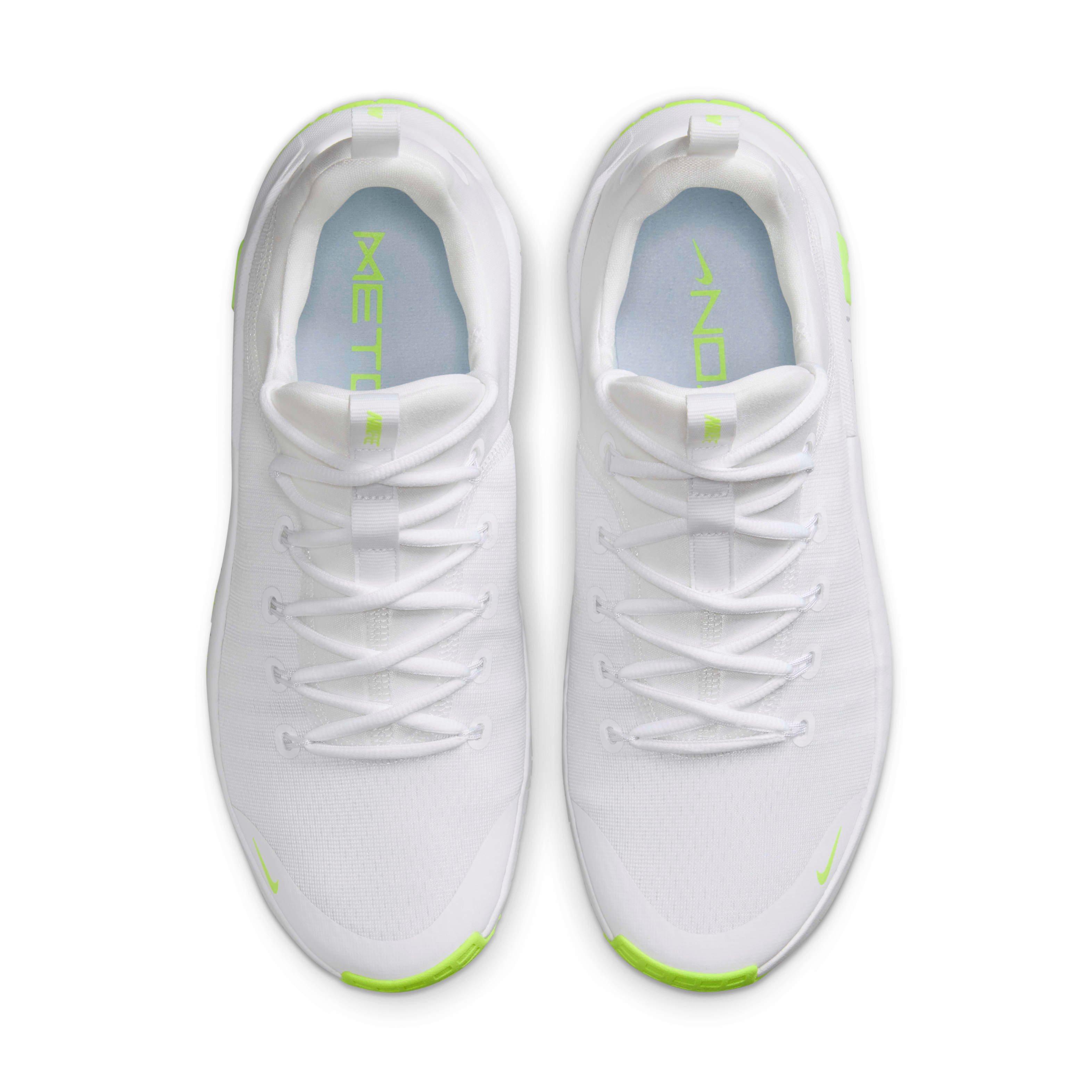 Nike Free Metcon 6 "White/White/Volt" Men's Training Shoe - WHITE/WHITE/VOLT Thumbnail View 4