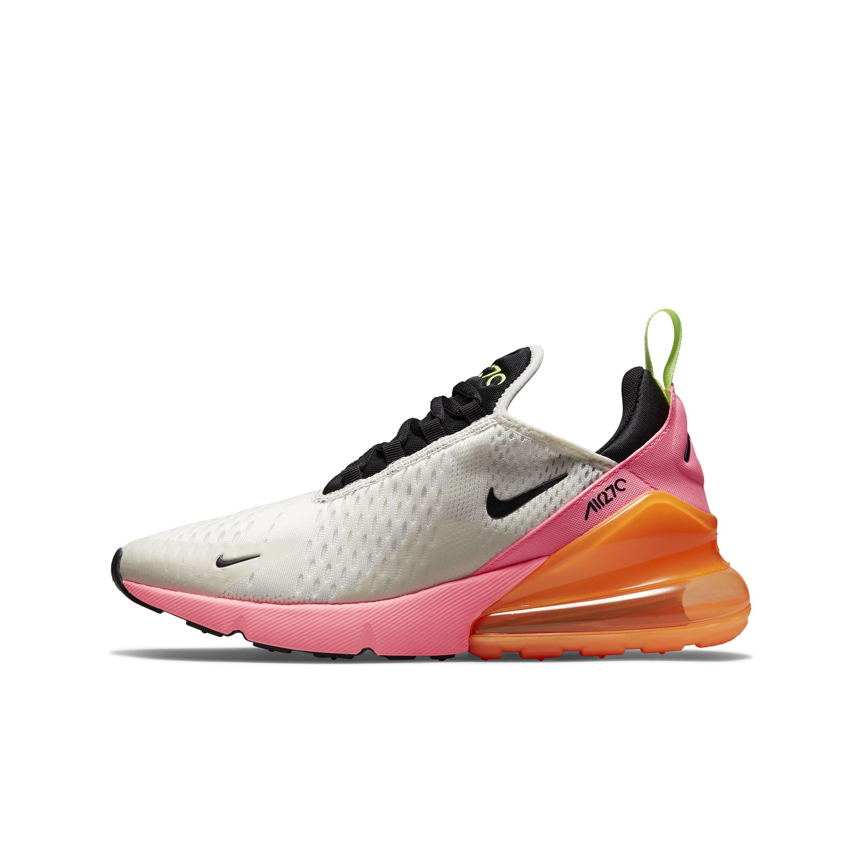Nike Air Max 270 "White/Pink/Orange" Women's Shoe - WHITE Thumbnail View 2
