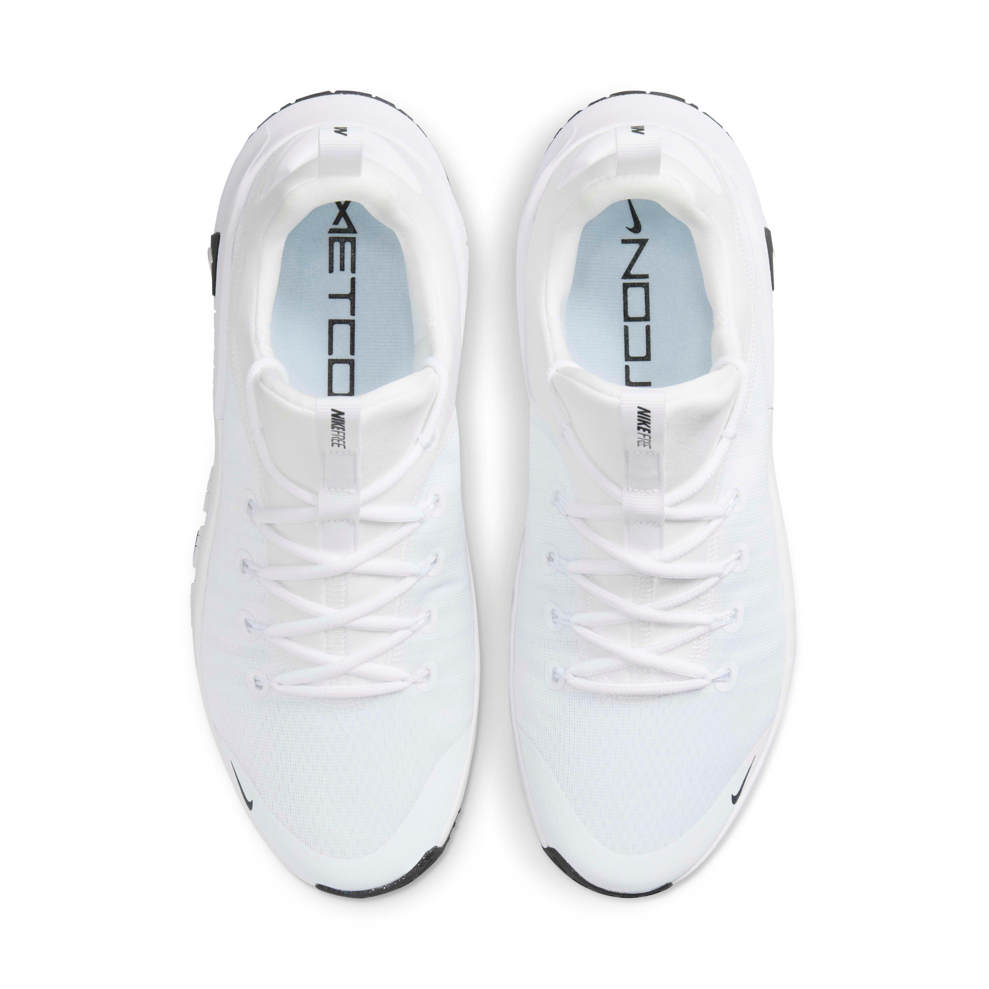 Nike Free Metcon 6 "White/White/Black" Men's Training Shoe - WHITE/WHITE/BLACK Thumbnail View 4
