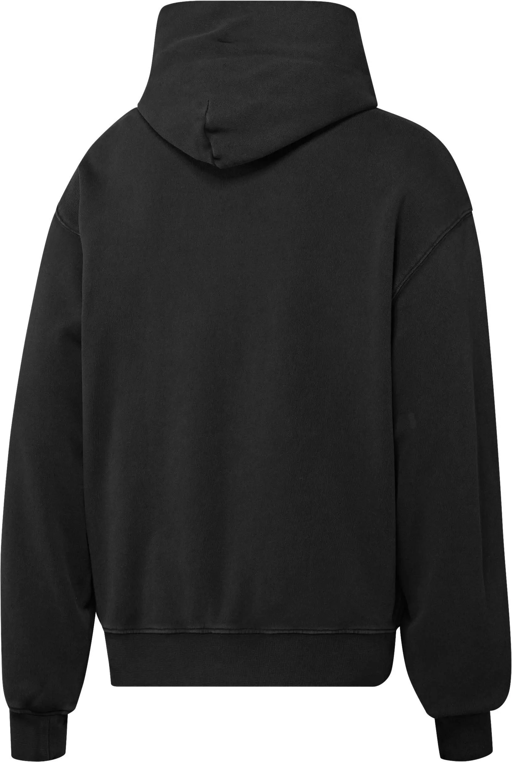 adidas Men's Basketball Washed Fleece Hoodie - Black - BLACK