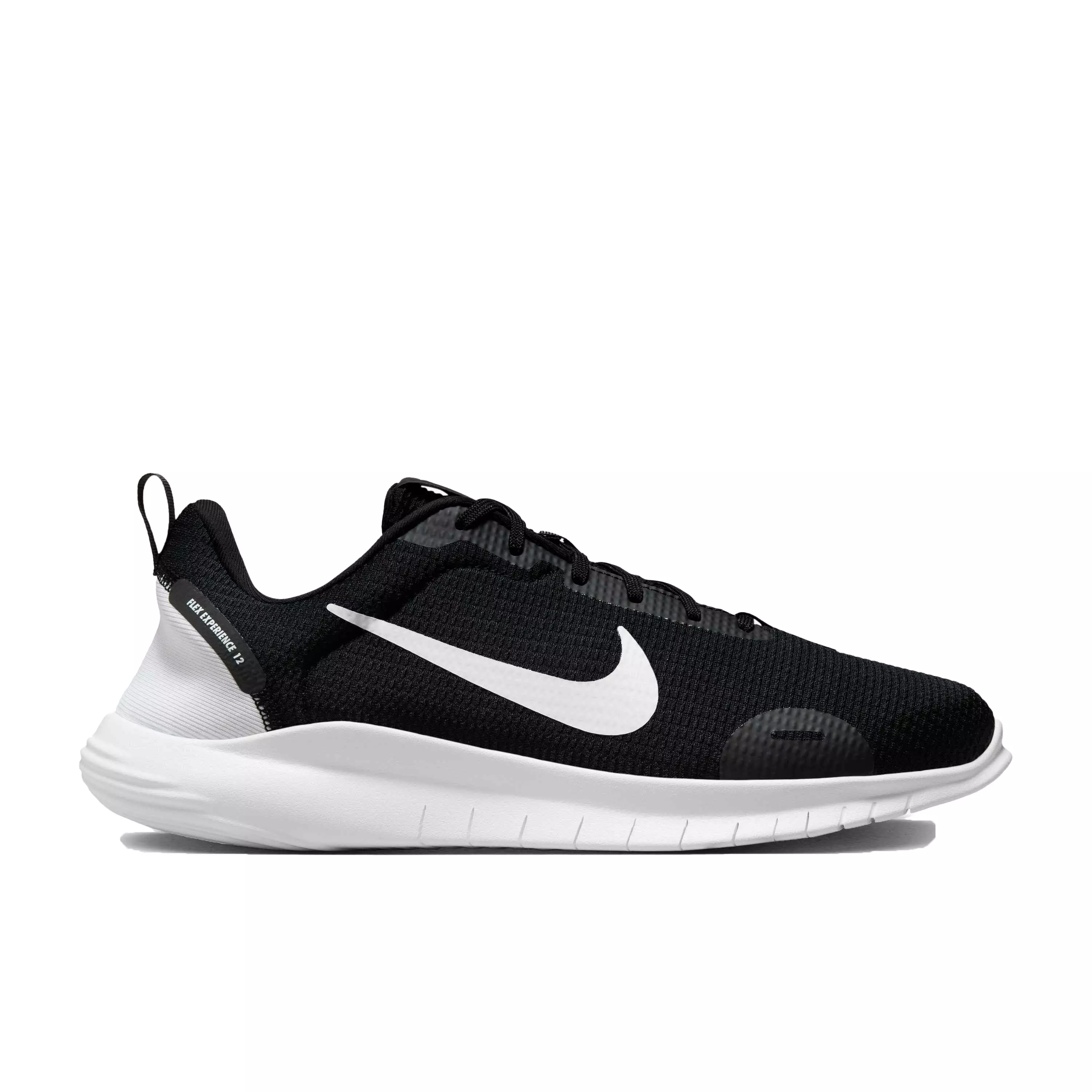 Nike Flex Experience Run 12 "Black/White/Dark Smoke Grey" Men's Wide Running Shoe - BLACK/WHITE/DK GREY