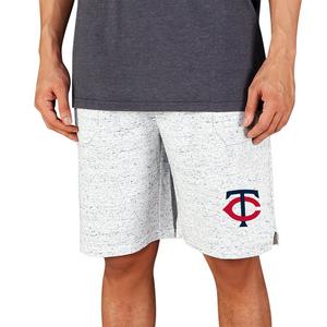 College Concepts Men's Minnesota Twins Throttle Shorts - White/Charcoal