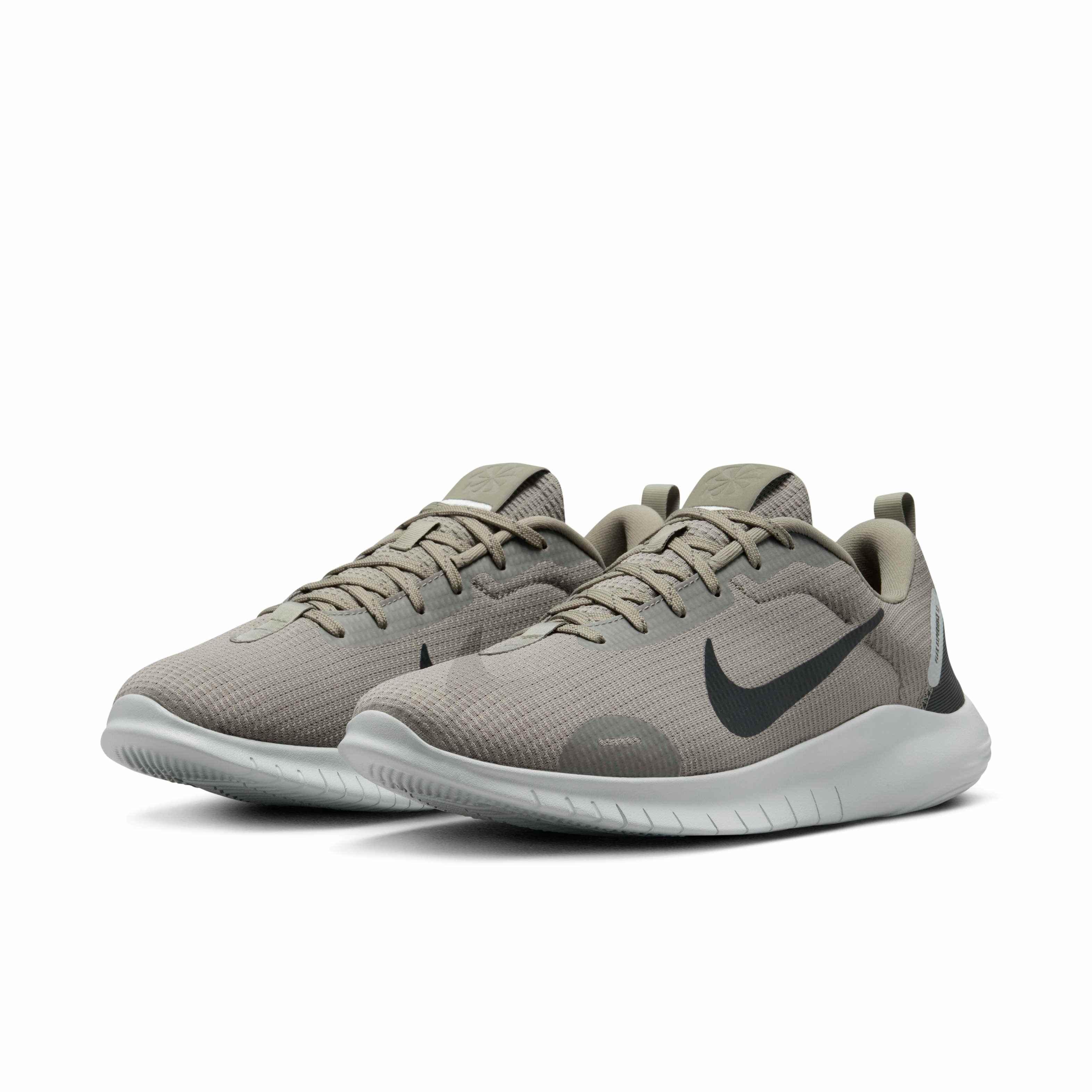 Nike Flex Experience Run 12 "Light Army/Light Silver/Vintage Green" Men's Running Shoe - LT ARMY/LT SILVER/GREEN Thumbnail View 3