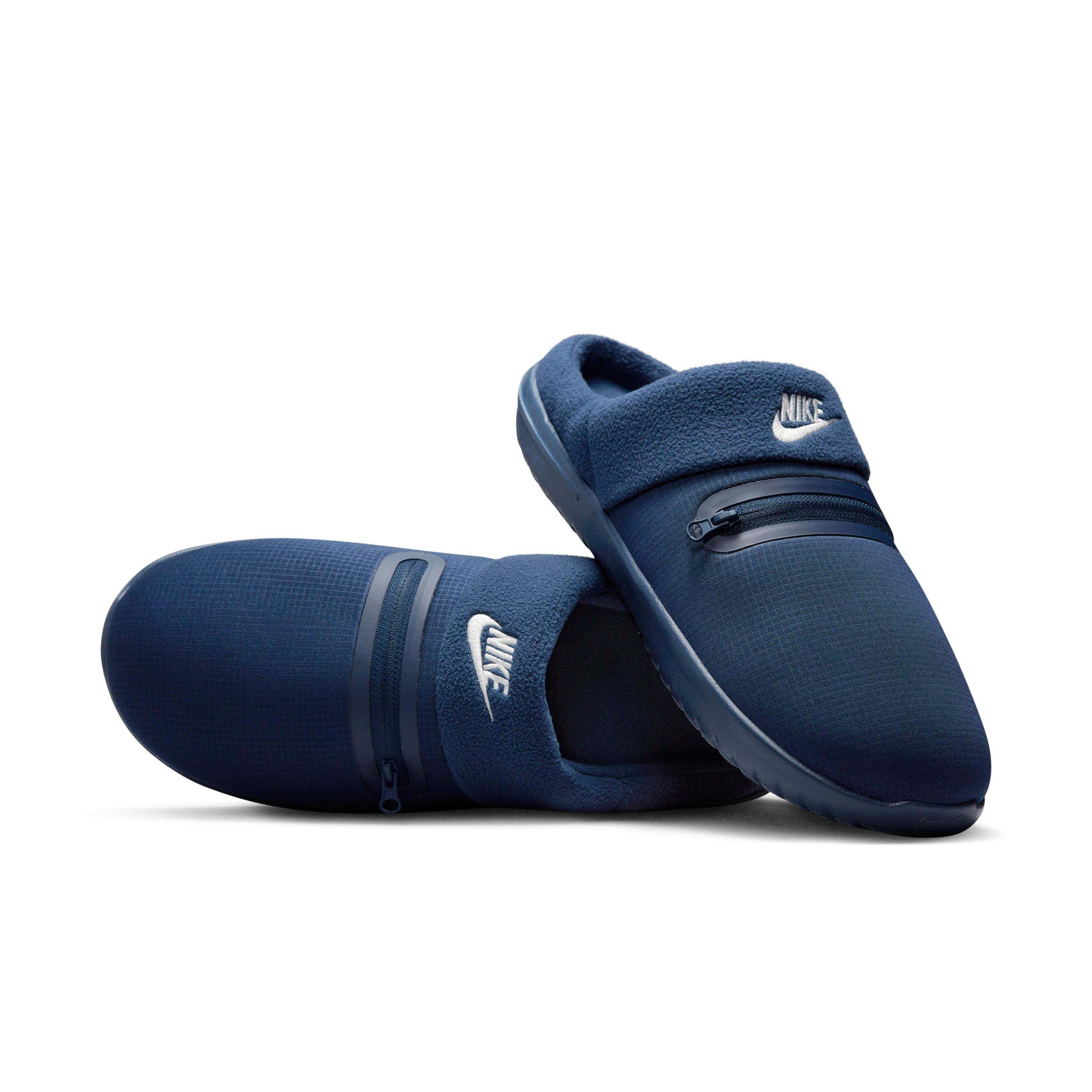  SLIPPER NAVY SUEDE-US11（29.0） Womens Sheepskin Suede Moccasins - NonSlip Sole | #430-100