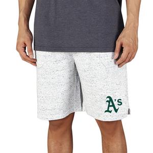College Concepts Men's Oakland Athletics Throttle Shorts - White/Charcoal