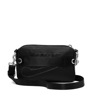 Nike Sportswear Futura Luxe Crossbody Bag In Black/ Black/ White