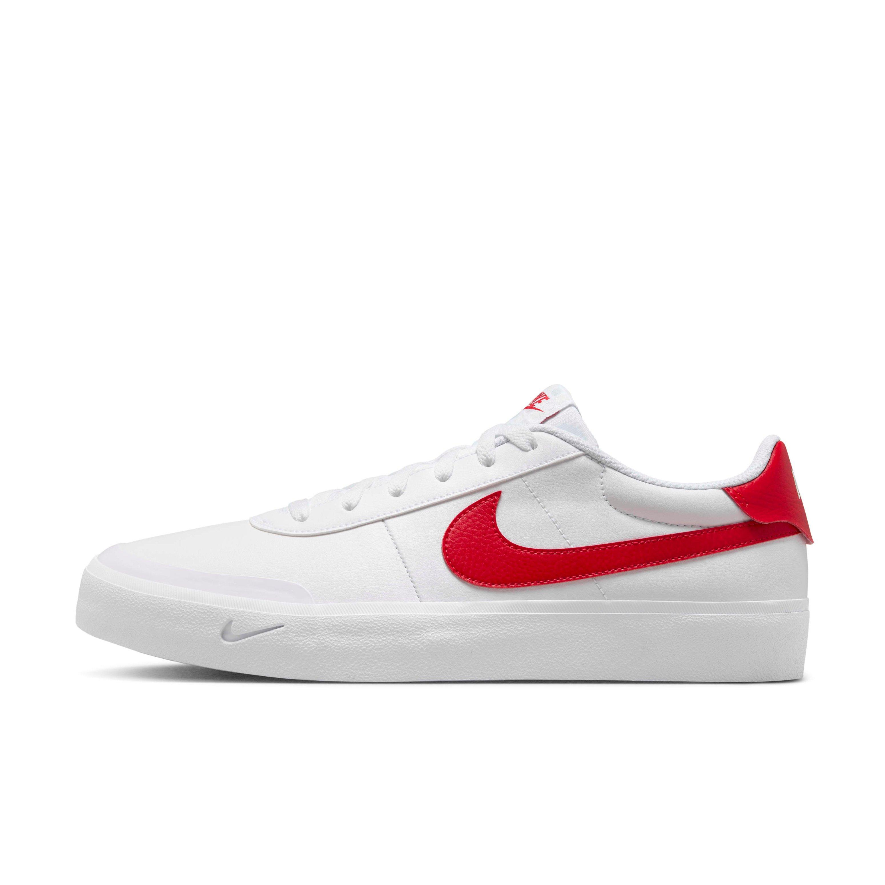 Nike Court Shot "White/Photon Dust/Wolf Grey/University Red" Men's Shoe - WHITE/DUST/GREY/RED Thumbnail View 2