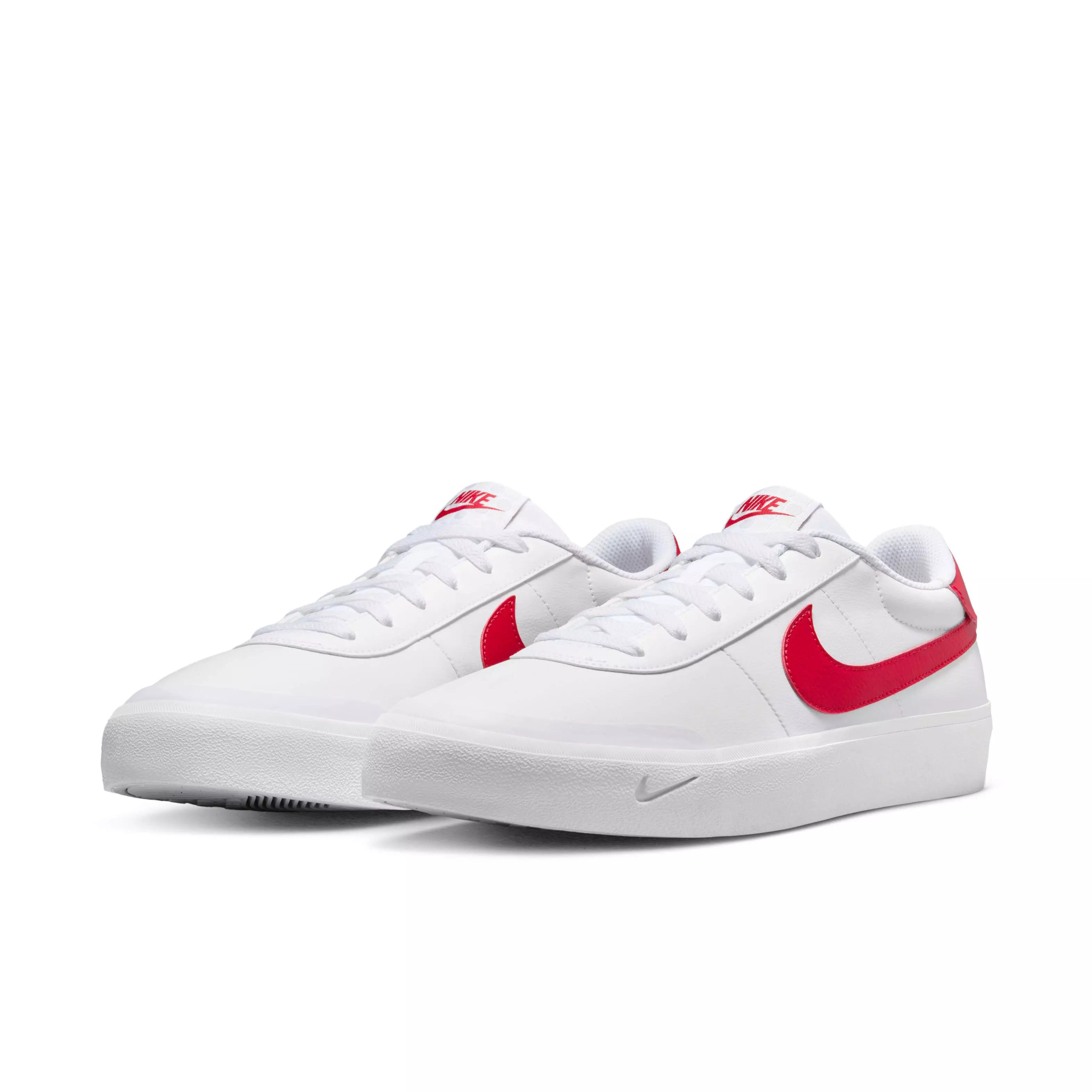 Nike Court Shot "White/Photon Dust/Wolf Grey/University Red" Men's Shoe - WHITE/DUST/GREY/RED