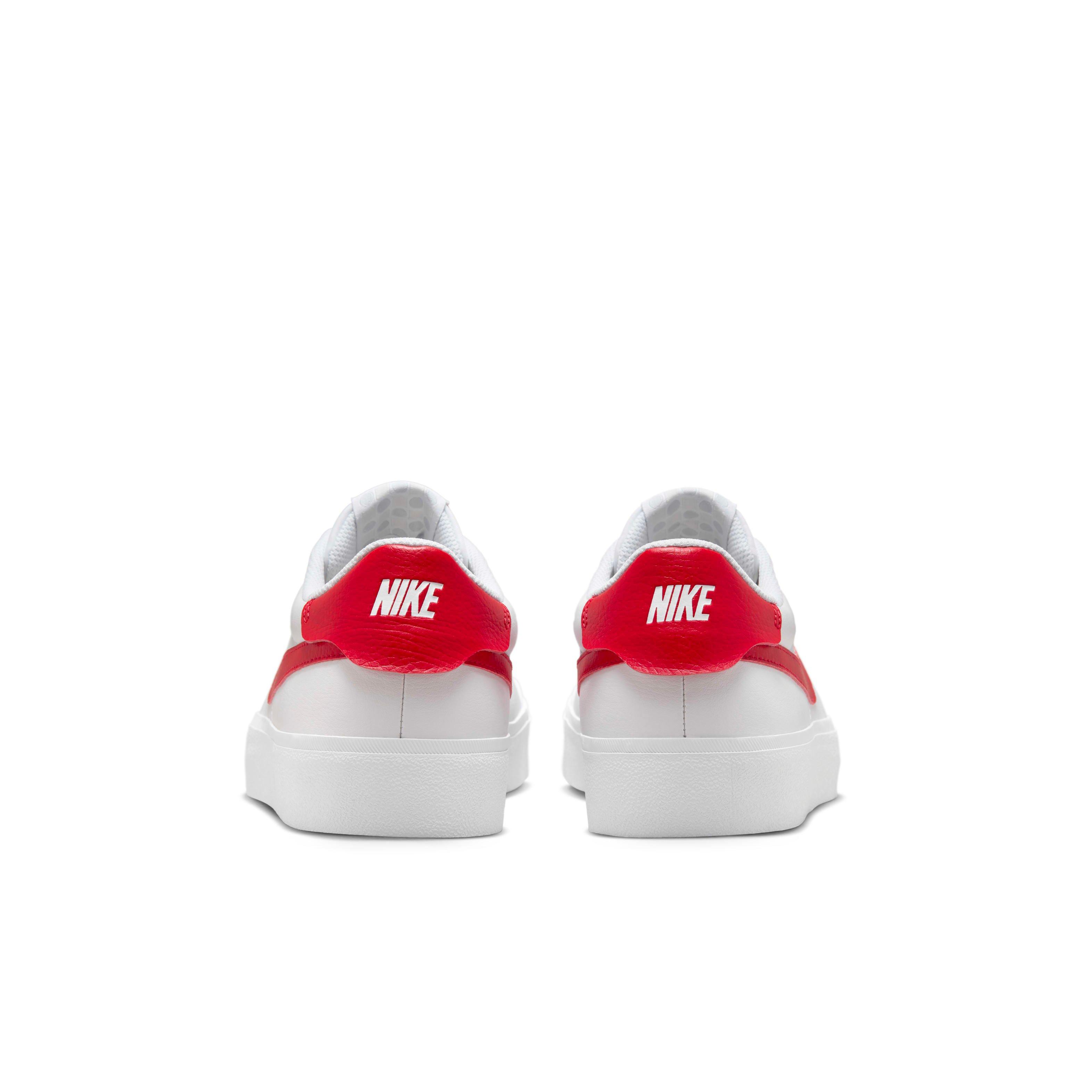 Nike Court Shot "White/Photon Dust/Wolf Grey/University Red" Men's Shoe - WHITE/DUST/GREY/RED Thumbnail View 5