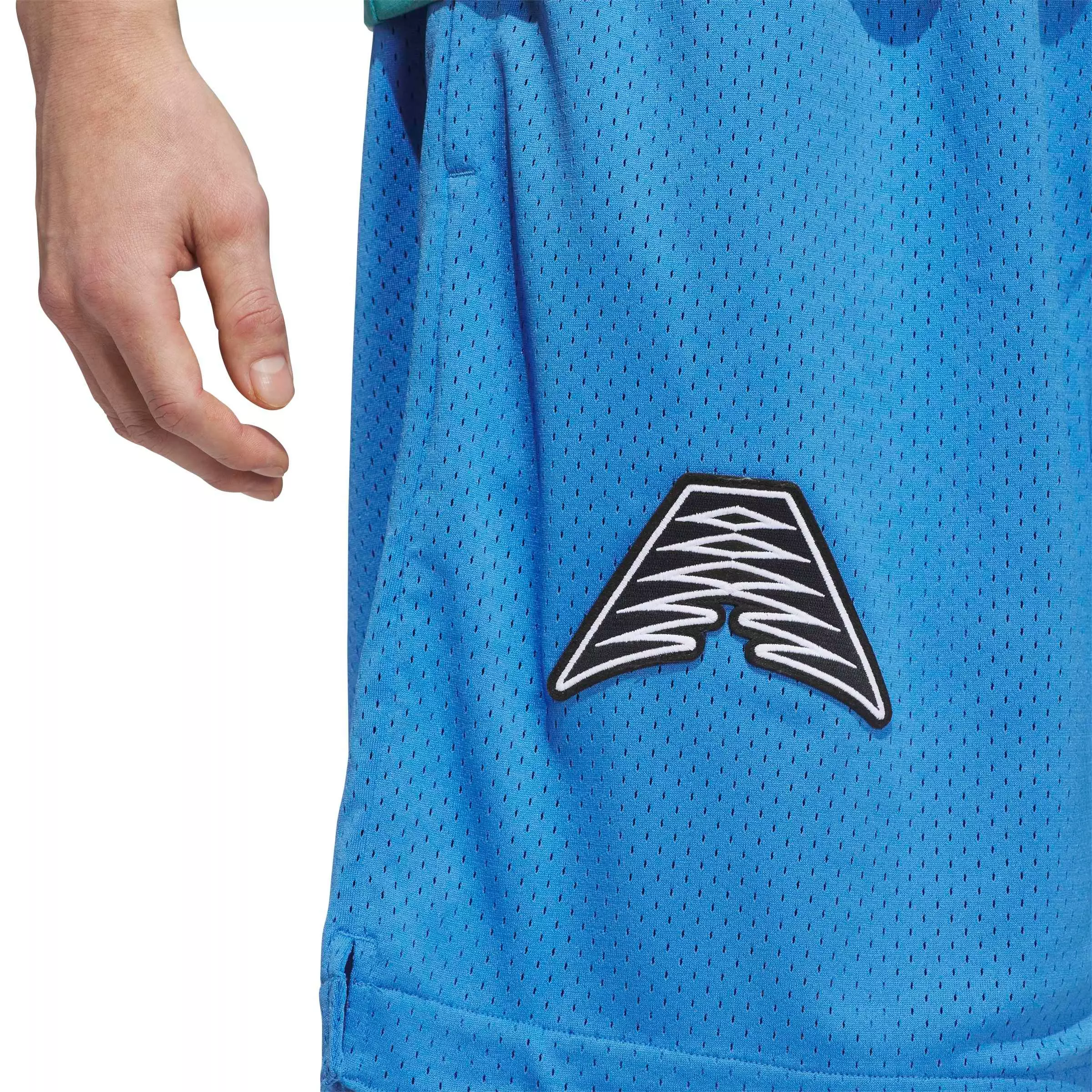 adidas Men's Anthony Edwards Foundation Basketball Short - Blue - BLUE