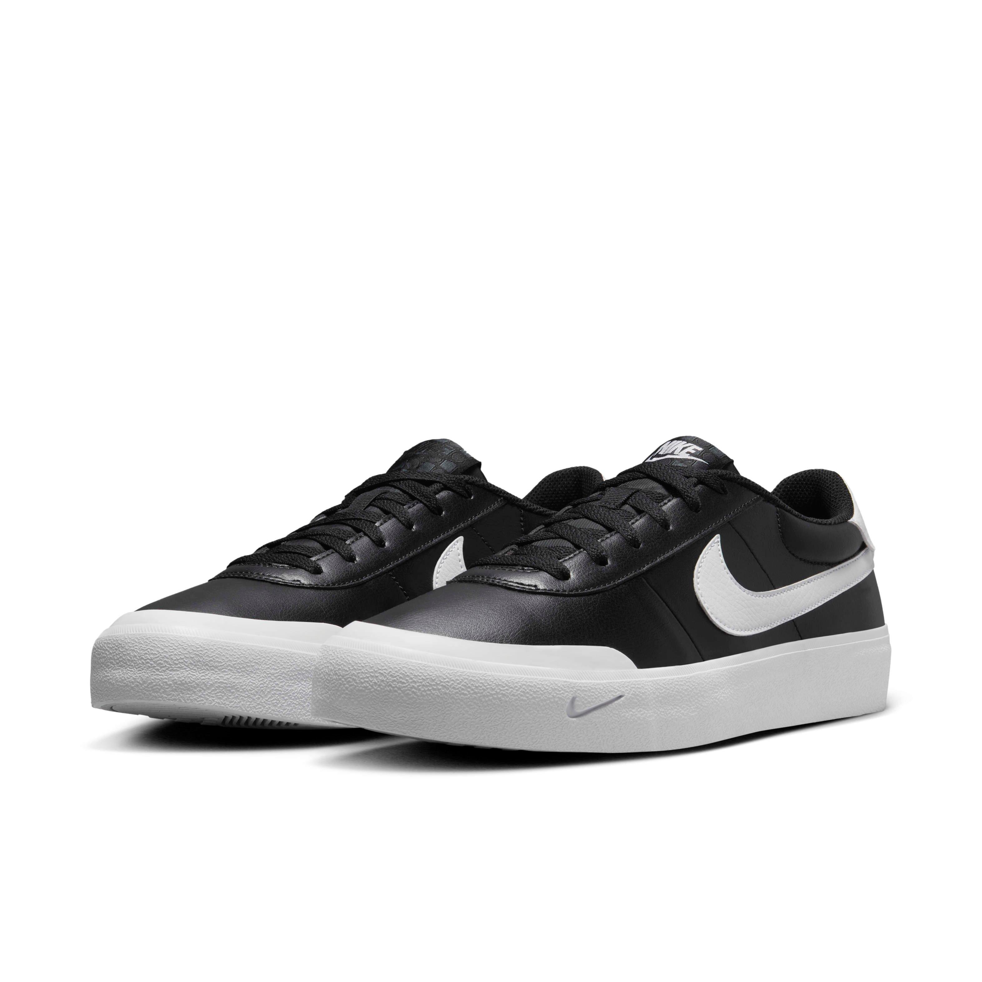 Nike Court Shot "Black/White" Men's Shoe - BLACK/WHITE Thumbnail View 3